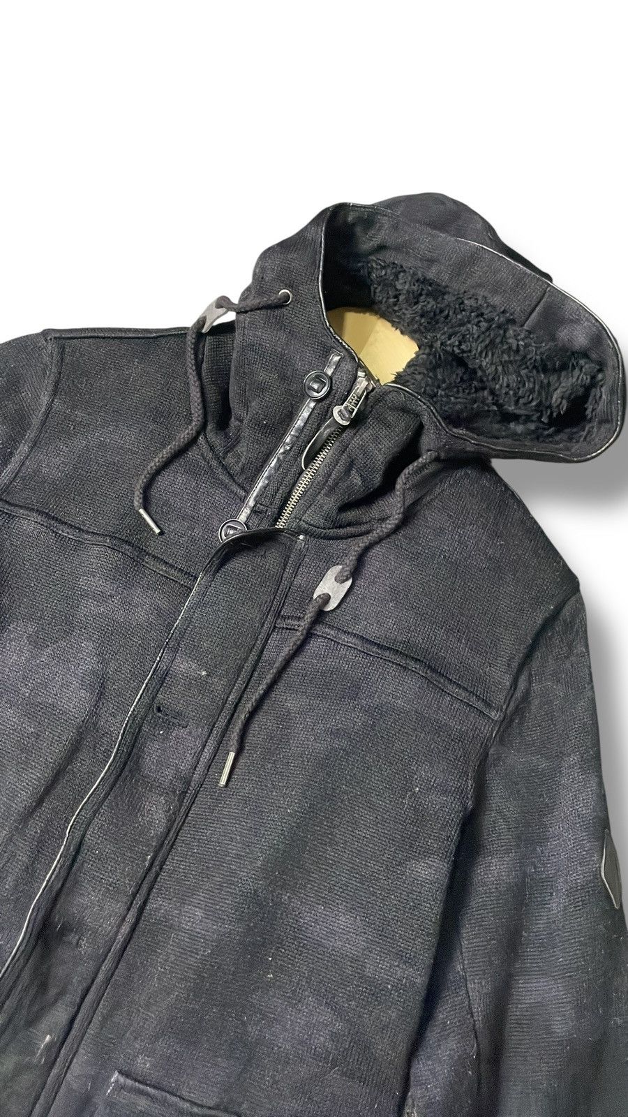 Japanese Brand M.F Editorial Brand Hidden Button&Zip Jacket (70) Size US L / EU 52-54 / 3 - 2 Thumbnail