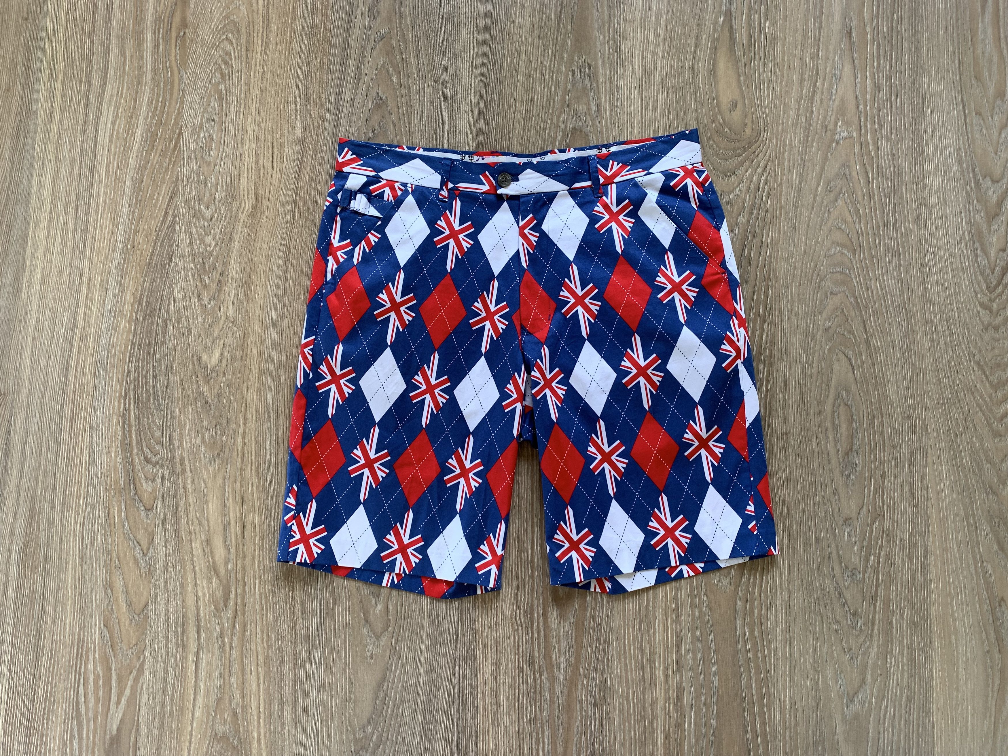 Dickies Royal Awesome Colorful British Flag Printed Shorts Size US 40 / EU 56 - 1 Thumbnail