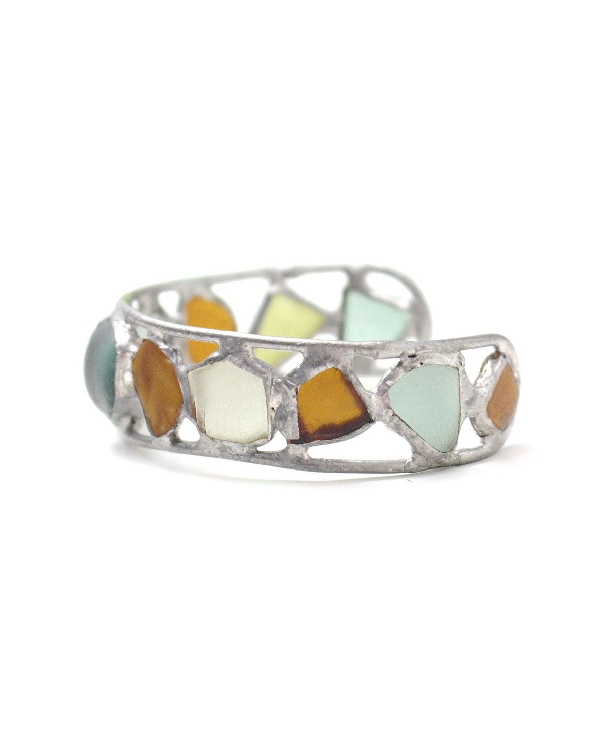 Hysteric Glamour 2000S JAPANESE MADE SEA GLASS MOSAIC BANGLE Size ONE SIZE - 3 Thumbnail