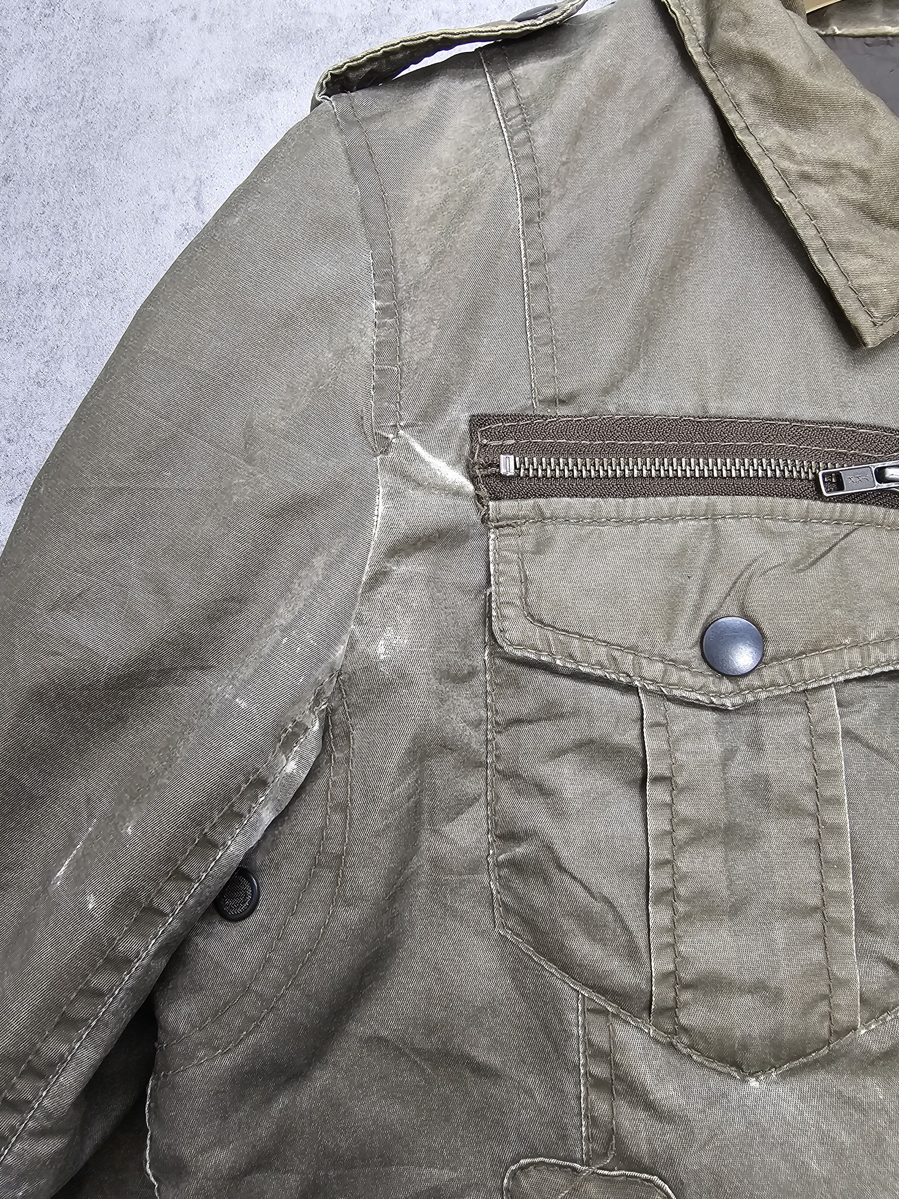 Japanese Brand TETE HOMME Multi Pocket Motorcycles Bikers Jacket J0088 Size US M / EU 48-50 / 2 - 6 Thumbnail