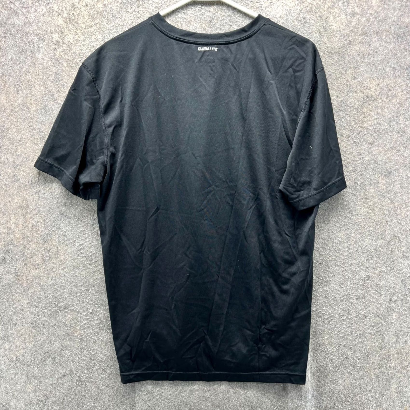 Adidas Adidas Jersey Shirt Mens XL Black Athletic Climalite Soccer Vintage Trefoil Size US XL / EU 56 / 4 - 2 Thumbnail