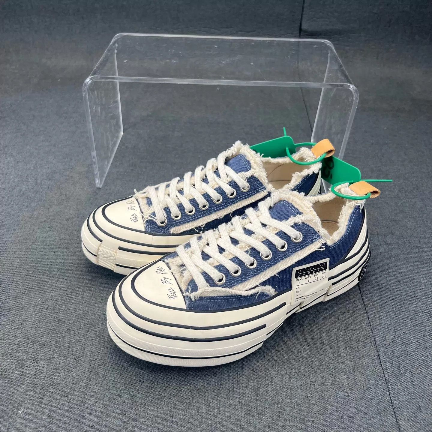 Other Vanness Navy Blue 38 shoes mint w/box Size US 7.5 / IT 37.5 - 1 Thumbnail