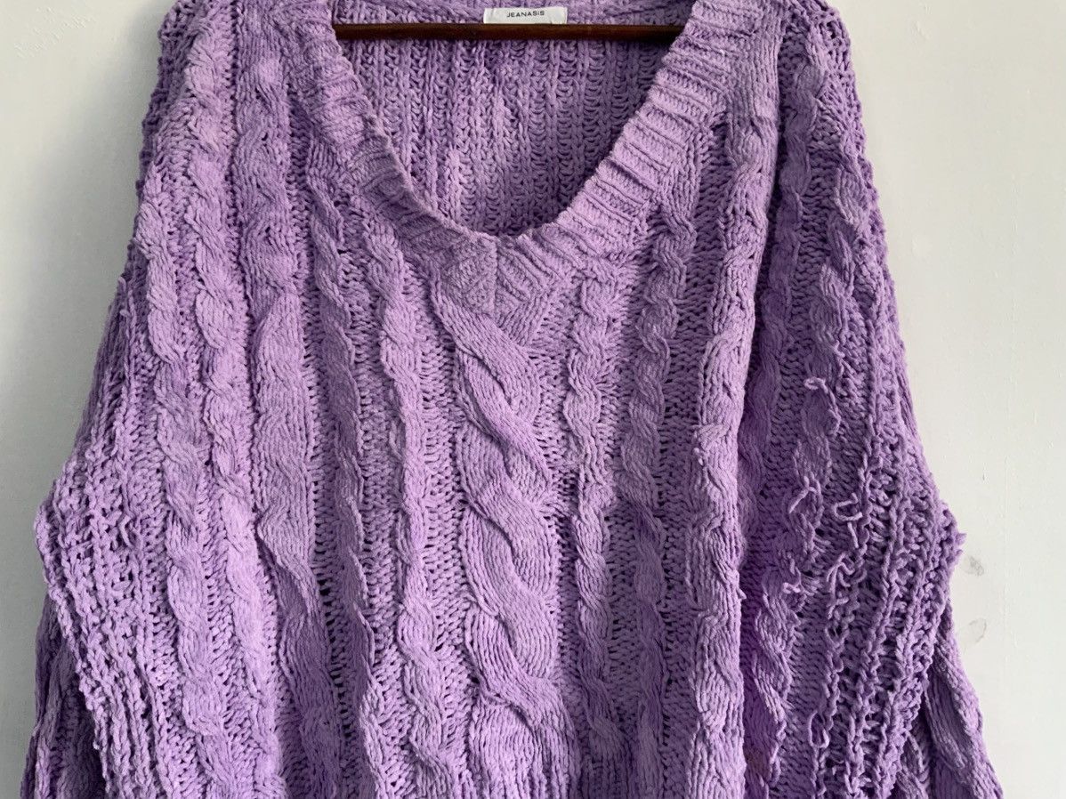 Japanese Brand Jeansis Handknit Pink Knitwear Size US L / EU 52-54 / 3 - 3 Thumbnail