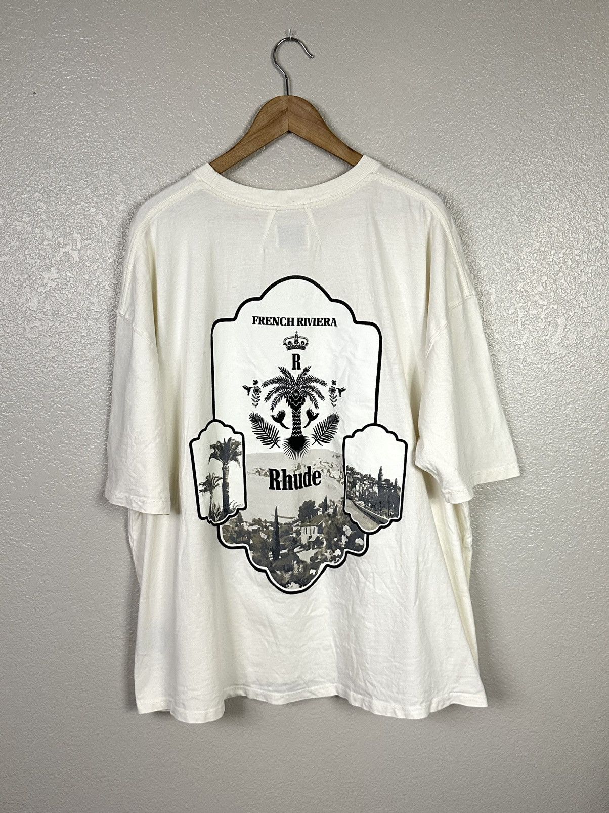 Rhude Rhude Azur Mirror Tee Vintage White Size XXL Size US XXL / EU 58 / 5 - 4 Thumbnail