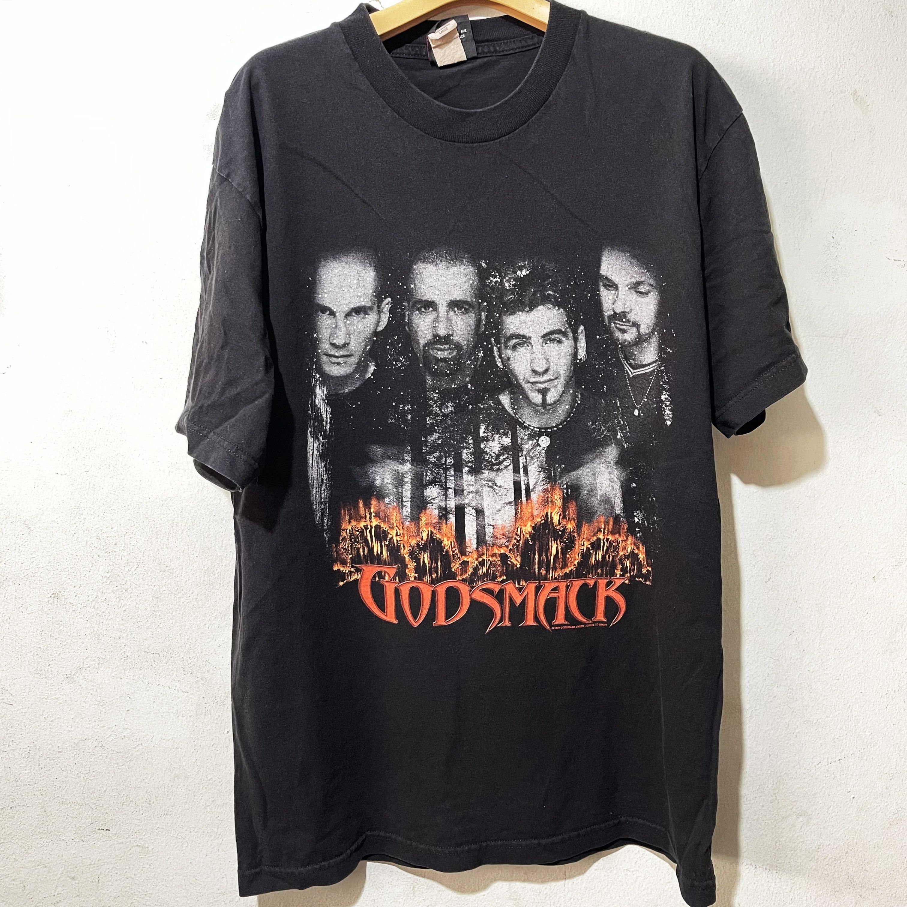 Band Tees × Vintage Vintage 1999 Godsmack Shirt 2000 Smackfest Shirt Size US L / EU 52-54 / 3 - 1 Thumbnail