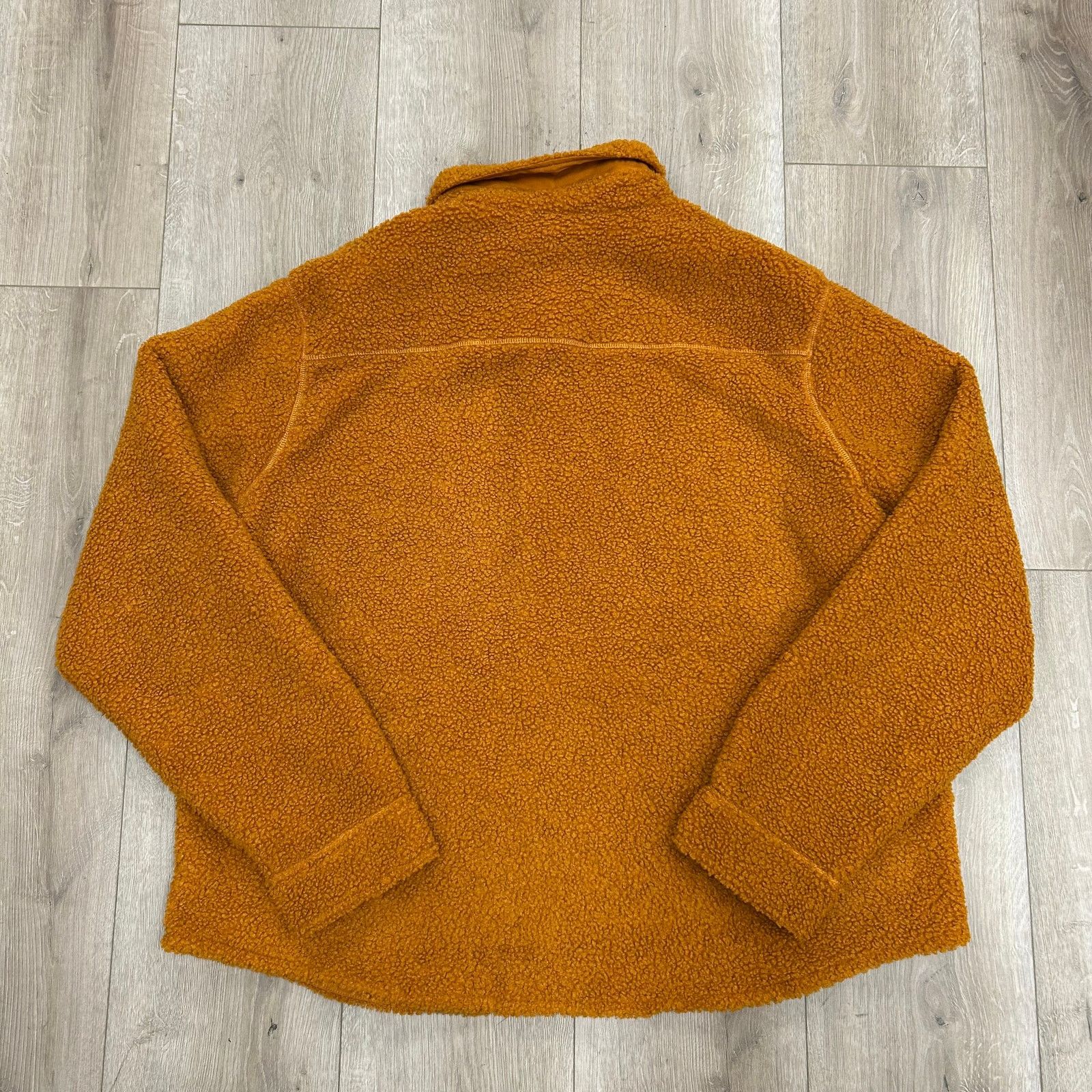 Supreme Goodfellow & Co Sherpa Orange Fleece Shirt Button Up XXL 2XL Size US XXL / EU 58 / 5 - 5 Thumbnail