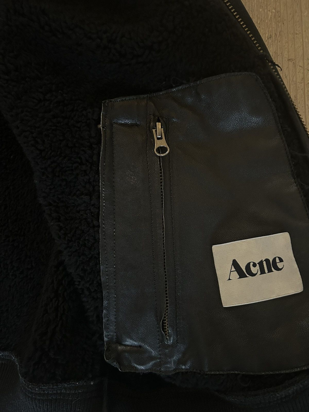 Acne Studios Acne Studios Shearling Bomber Jacket AW11 – Men’s XL/54 Size US L / EU 52-54 / 3 - 3 Thumbnail