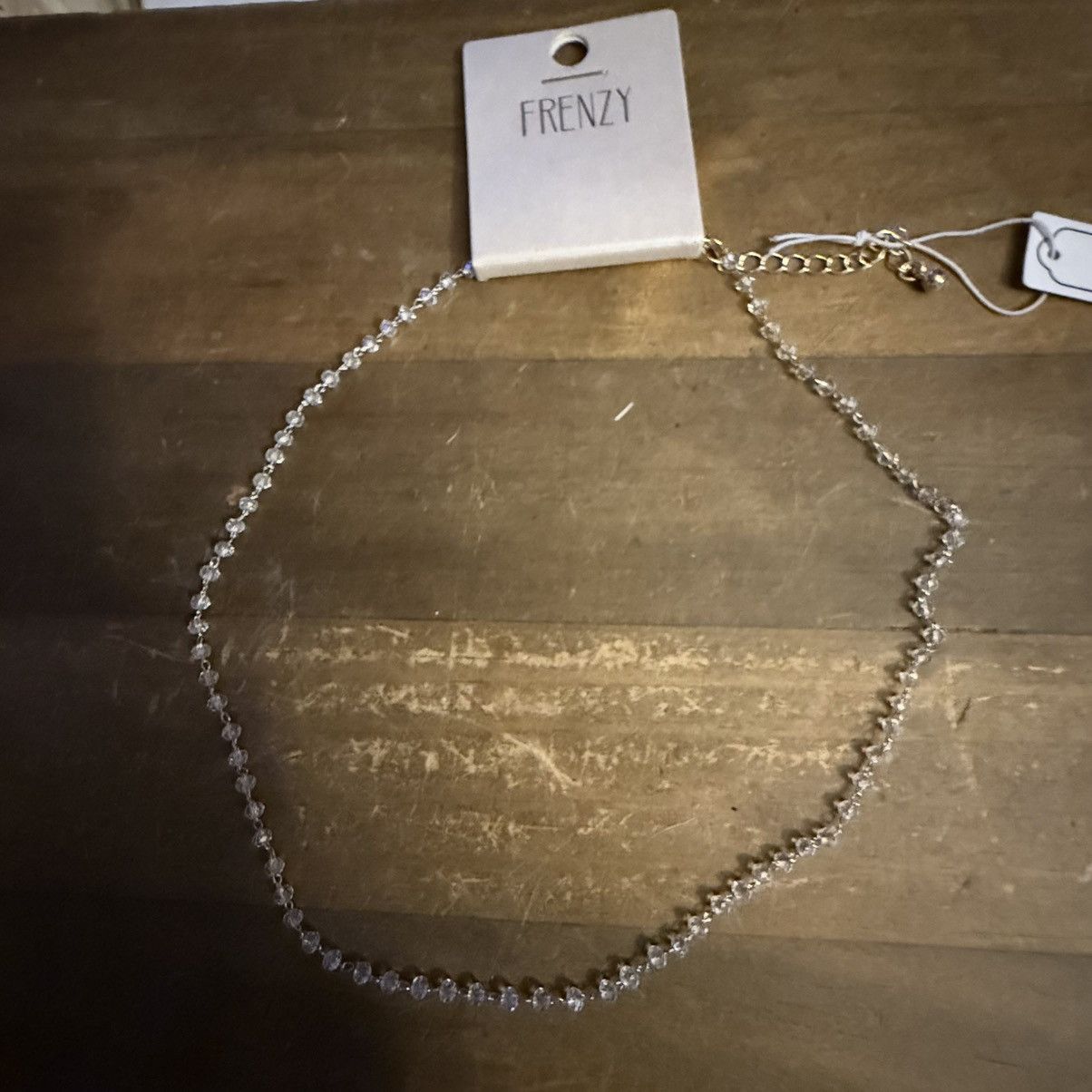 Other Frenzy clear crystal chain necklace Size ONE SIZE - 3 Thumbnail