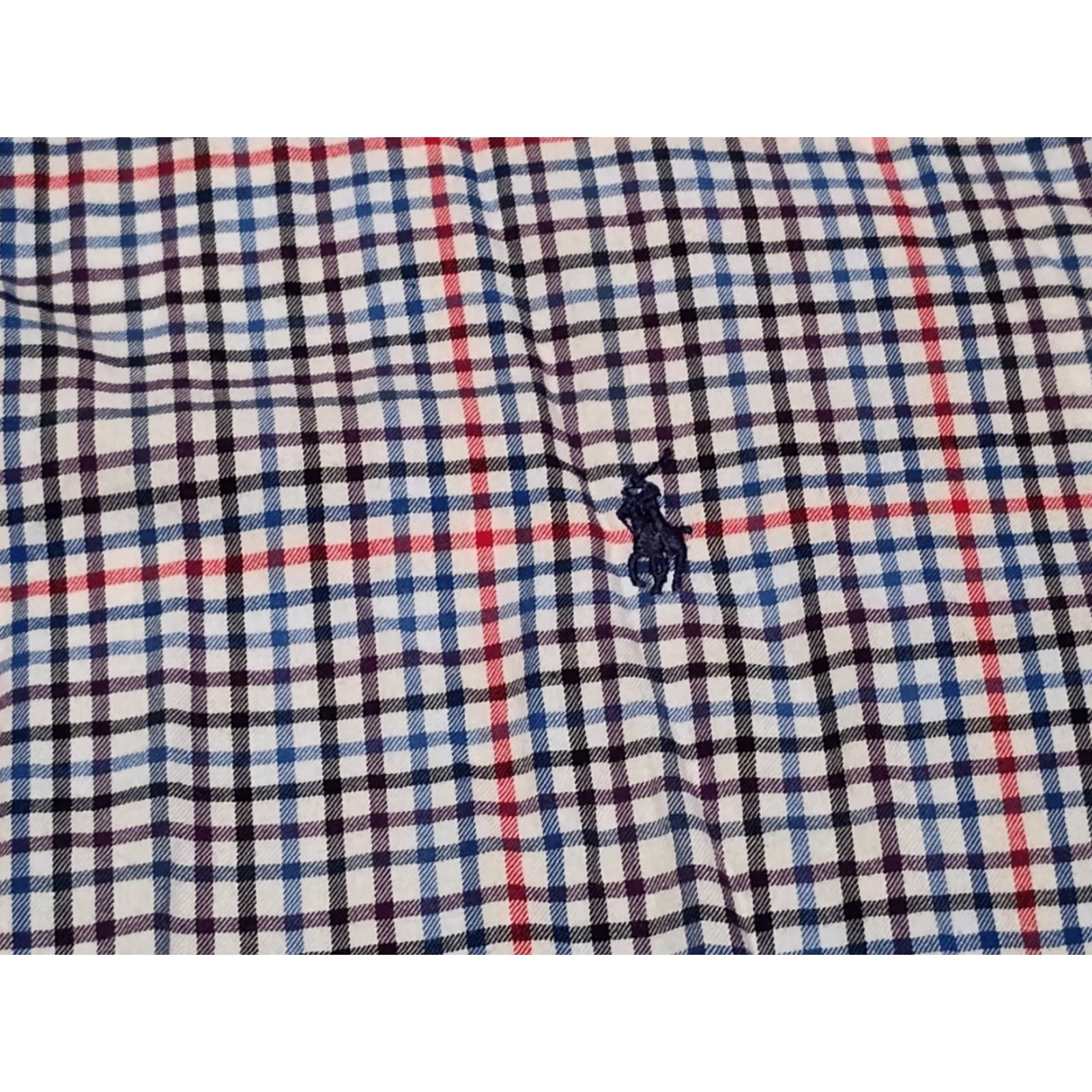 Ralph Lauren Vintage Ralph Lauren Mens Plaid Button-Down Shirt XXL All Seasons Casual Business Navy Blue Size US XXL / EU 58 / 5 - 6 Thumbnail