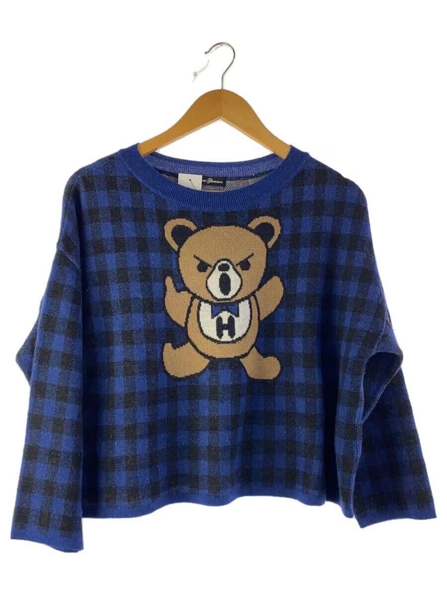 Hysteric Glamour Wide Boxy Bear Plaid Knit Sweater Size M / US 6-8 / IT 42-44 - 1 Thumbnail
