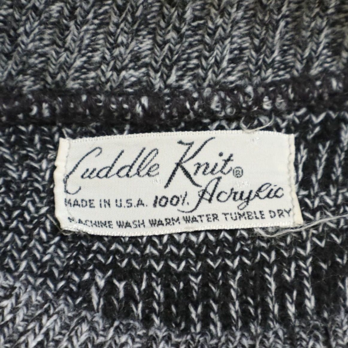Vintage VTG Cuddle Knit Beacon Aztec Striped Sweater Gray Women's L Shirt Size L / US 10 / IT 46 - 5 Thumbnail