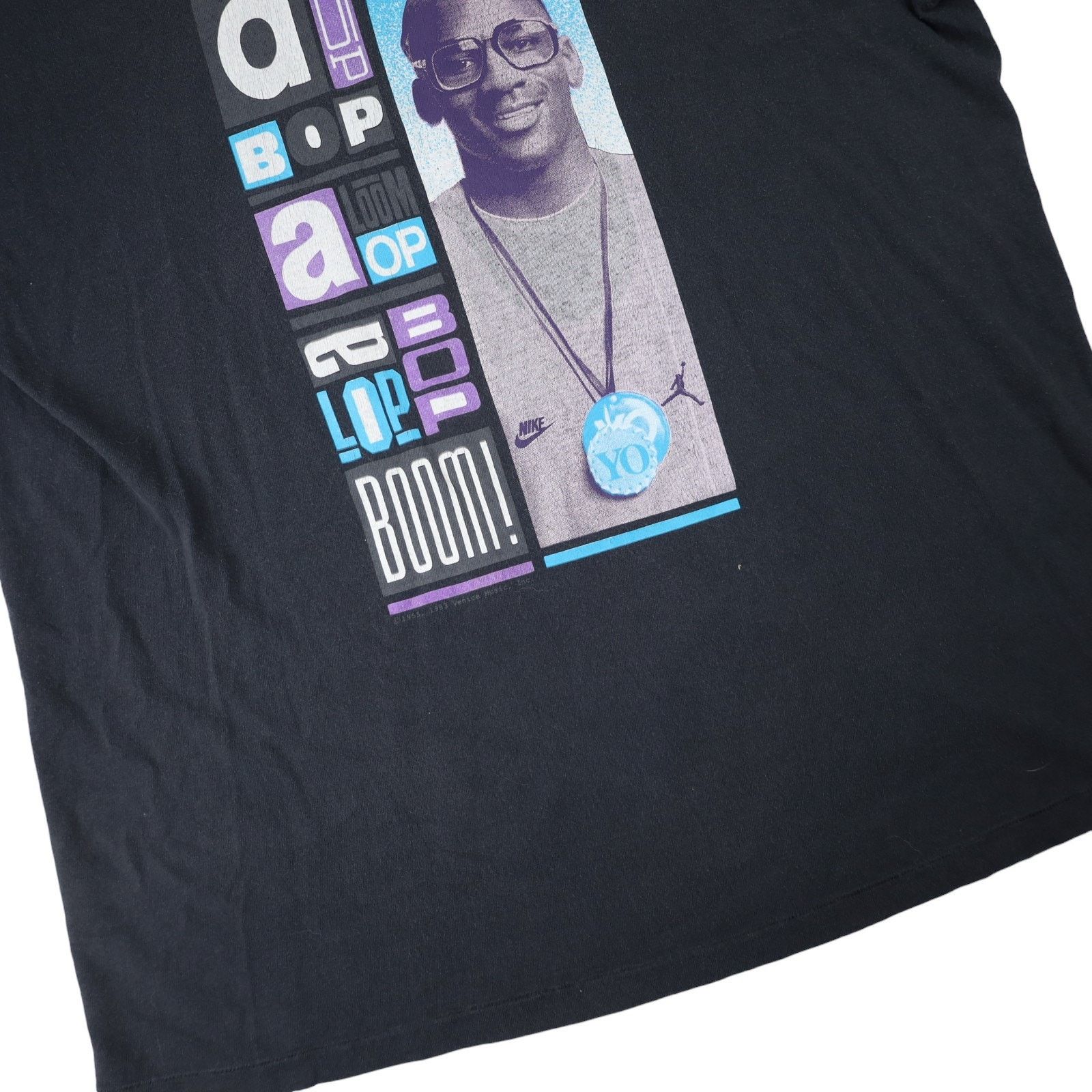 Nike × Vintage Vintage 80s Nike Spike Lee Boom Bop Graphic T Shirt Size US XL / EU 56 / 4 - 3 Thumbnail