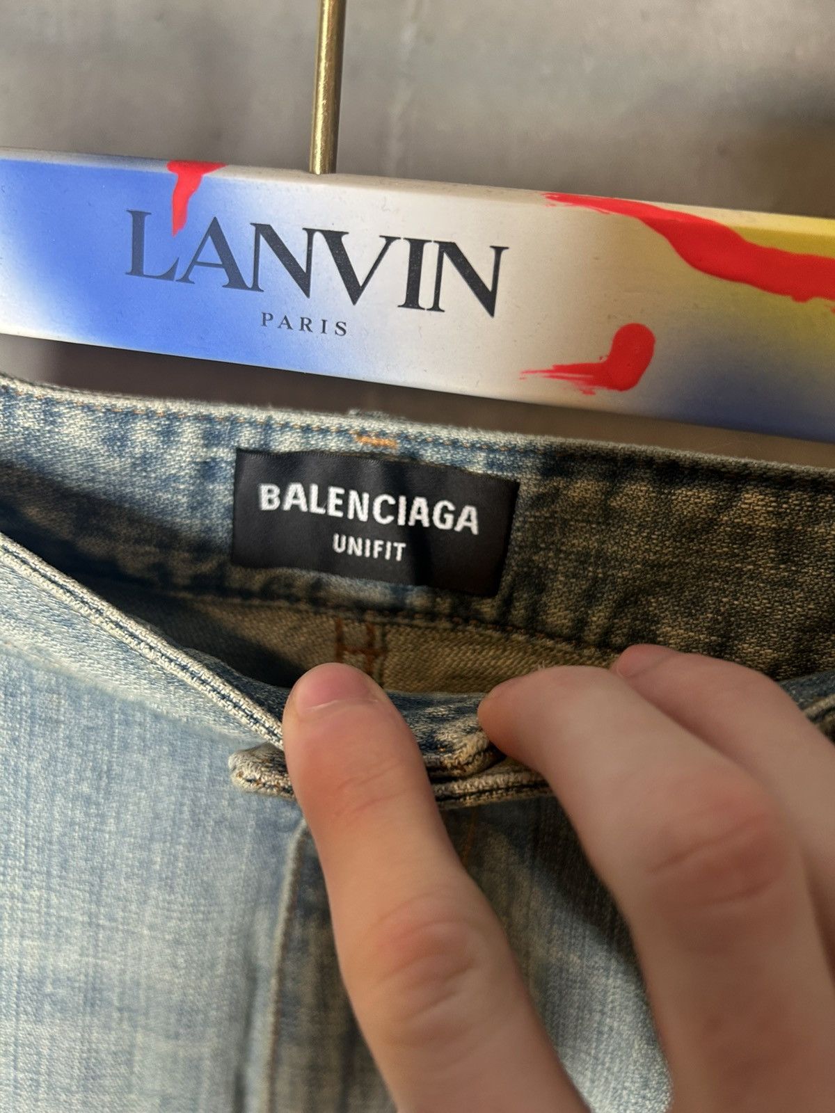 Balenciaga GRAIL HYBRID FLANNEL JEANS Size US 32 / EU 48 - 8 Thumbnail