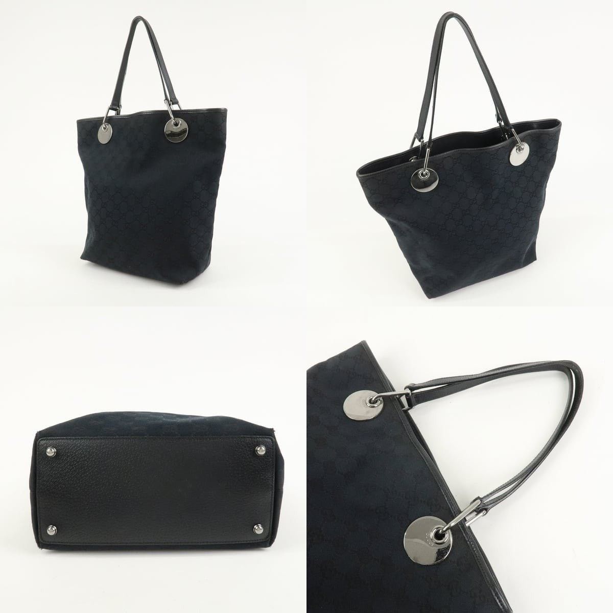 Gucci Gucci GG Canvas Shoulder Bag Black Size ONE SIZE - 3 Thumbnail