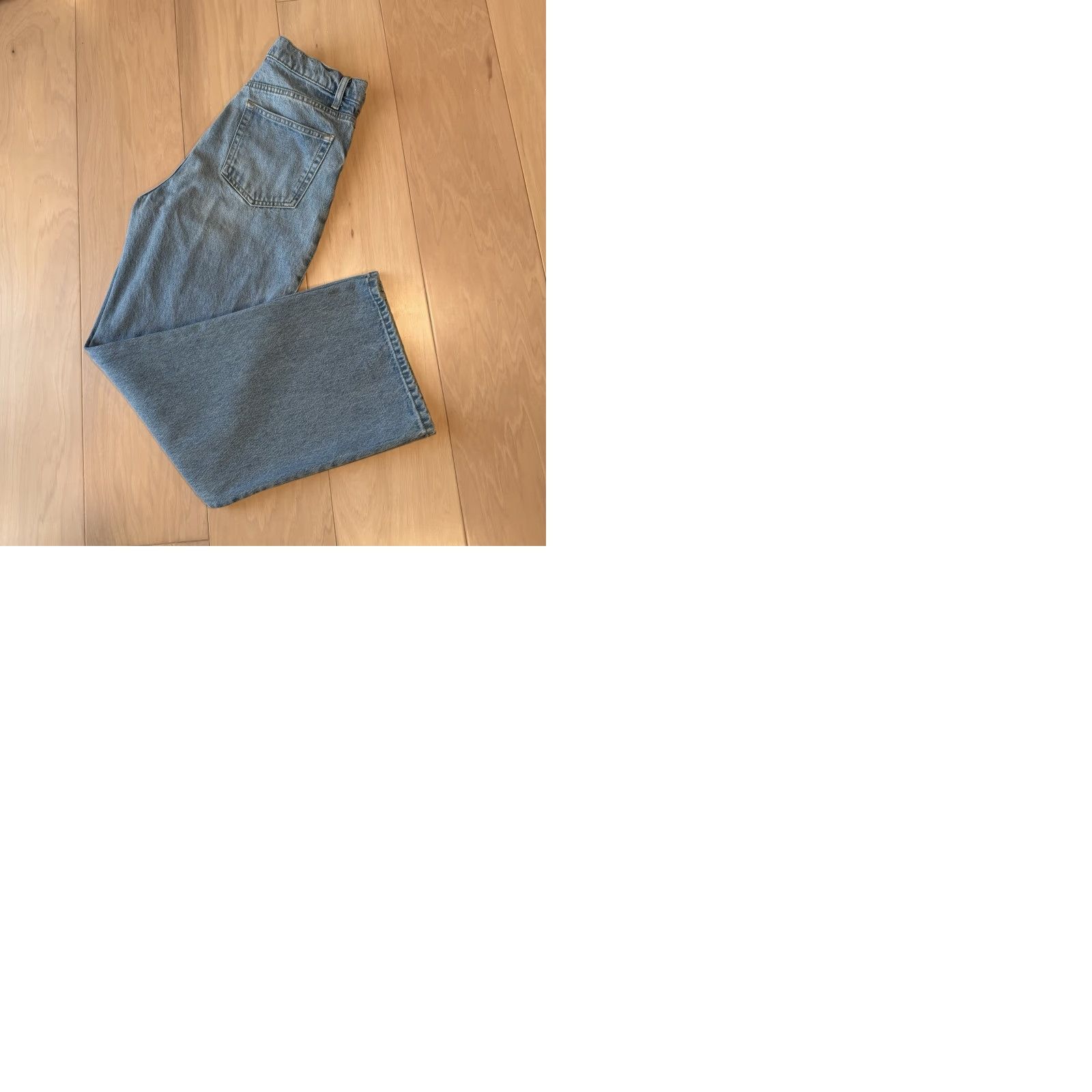 Reformation Reformation Wilder High Rise Wide Leg Cropped Jeans Women's 28 Blue Medium Wash Wide Leg Jeans Women's 28 Blue Medium Wash Size 28" / US 6 / IT 42 - 9 Thumbnail