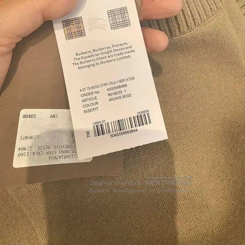 Burberry Burberry Multicolor Cashmere Cardigan with Hood. Size L / US 10 / IT 46 - 6 Thumbnail