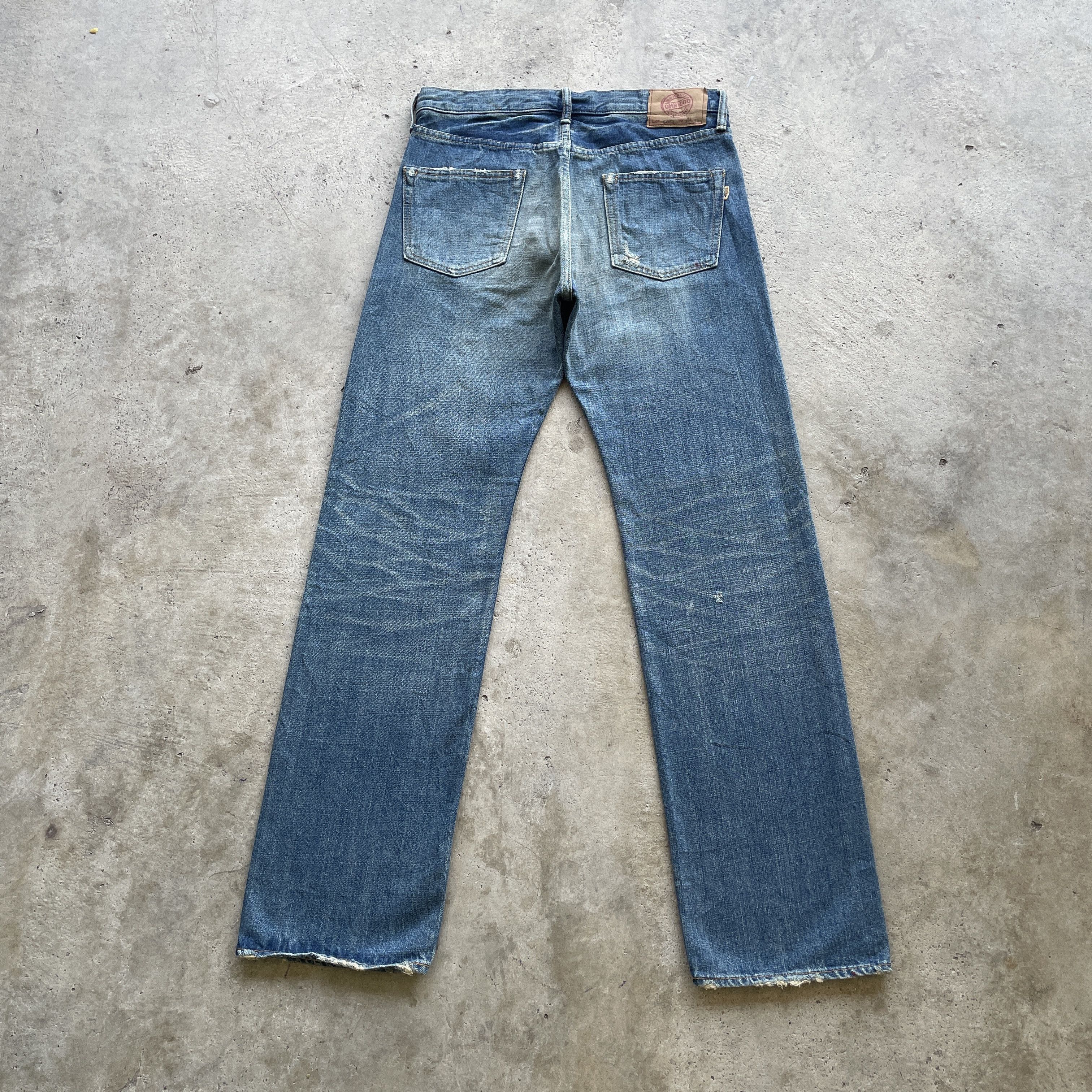 OMNIGOD Vintage OMNIGOD Denim Distressed Selvedge Faded Jeans Pants Size US 32 / EU 48 - 17 Thumbnail