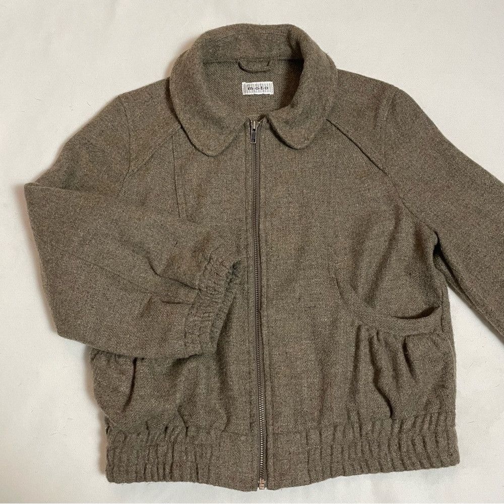 Other Vintage Moto Wool Blend 3/4 Sleeve Jacket Size 6 Size M / US 6-8 / IT 42-44 - 5 Thumbnail