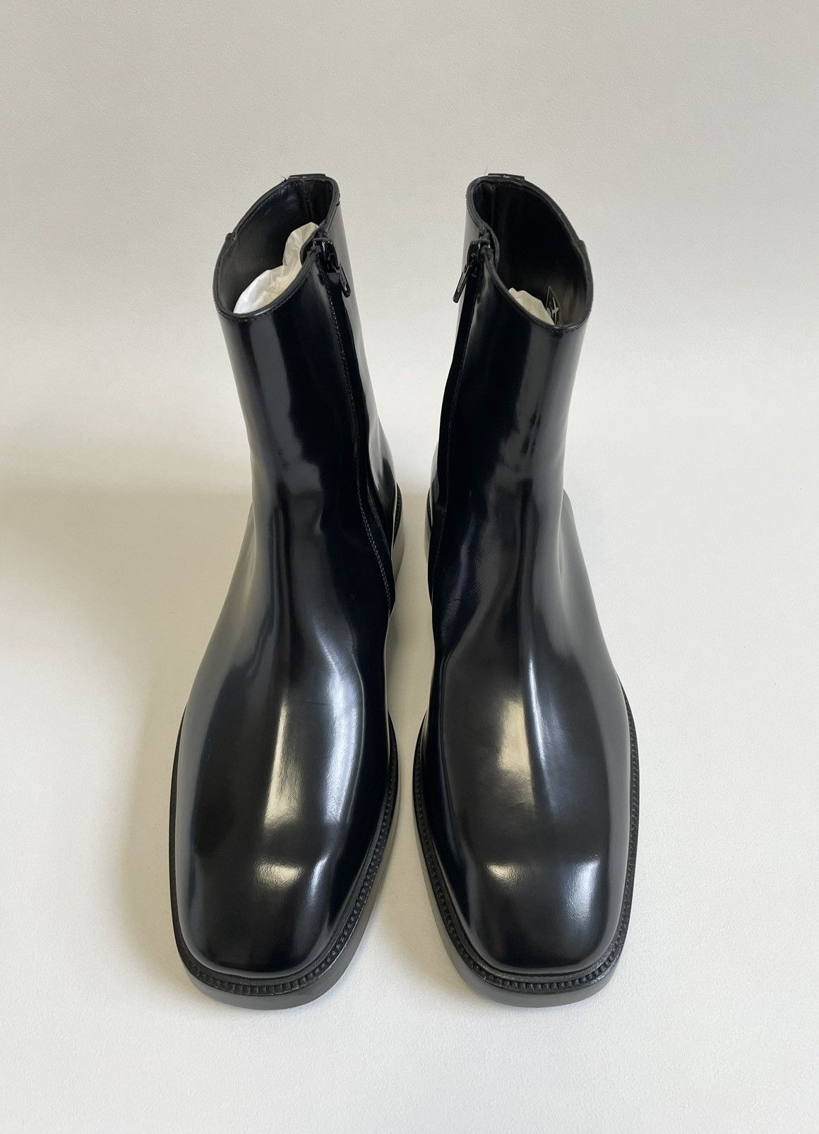 Balenciaga Black Leather ‘LED Curve’ Light Up Boots Size US 9 / EU 42 - 2 Thumbnail