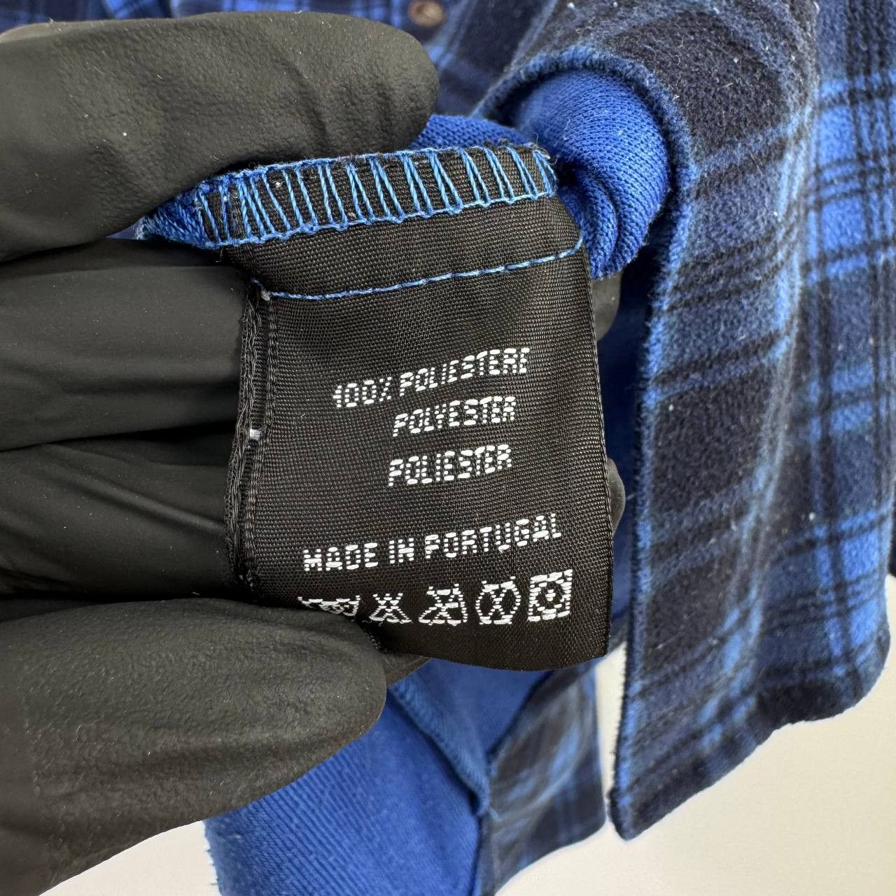 SALEWA Salewa Polarlite Blue Check Flannel Shirt Outdoor Hiking L Size US M / EU 48-50 / 2 - 4 Thumbnail