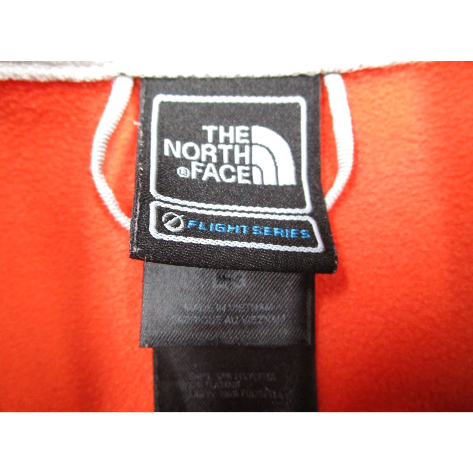 The North Face The North Face Jacket Women Large Orange Flight Series Full Zip TKA Stretch Pockets Logo Basic Jacket Fall Spring Winter Polyester Women Size L / US 10 / IT 46 - 3 Thumbnail