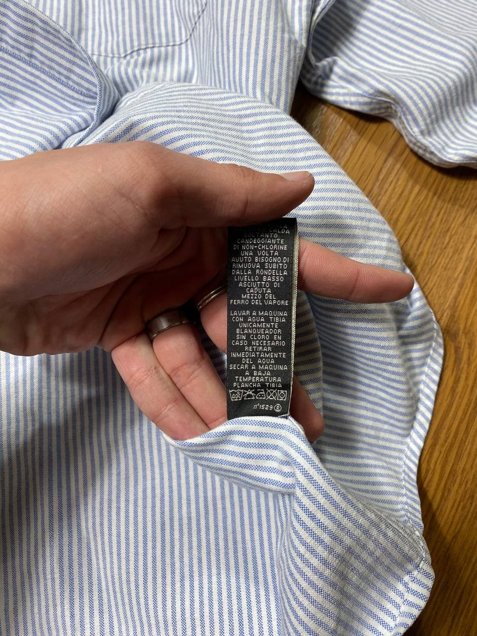 Polo Ralph Lauren × Ralph Lauren × Vintage Polo Ralph Lauren Vintage Mens Long Sleeve Striped Shirt Size US M / EU 48-50 / 2 - 11 Thumbnail