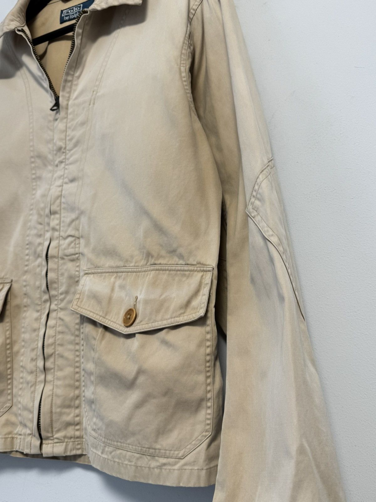Polo Ralph Lauren Polo Ralph Lauren Beige Zip Jacket Lightweight Casual Size S / US 4 / IT 40 - 7 Thumbnail