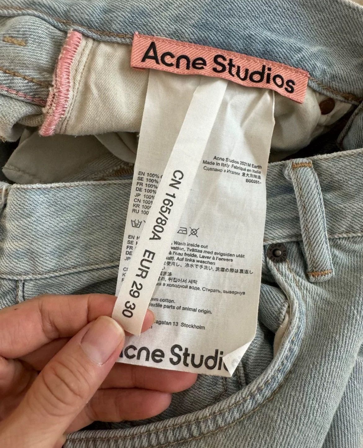 Other Acne studios 2021M Men's Jeans Size 29 - DMC-2508 Size US 29 - 4 Thumbnail