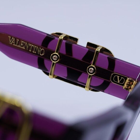 Valentino Valentino V-DUE VLS-103D Sunglasses Crystal Purple Size ONE SIZE - 6 Thumbnail