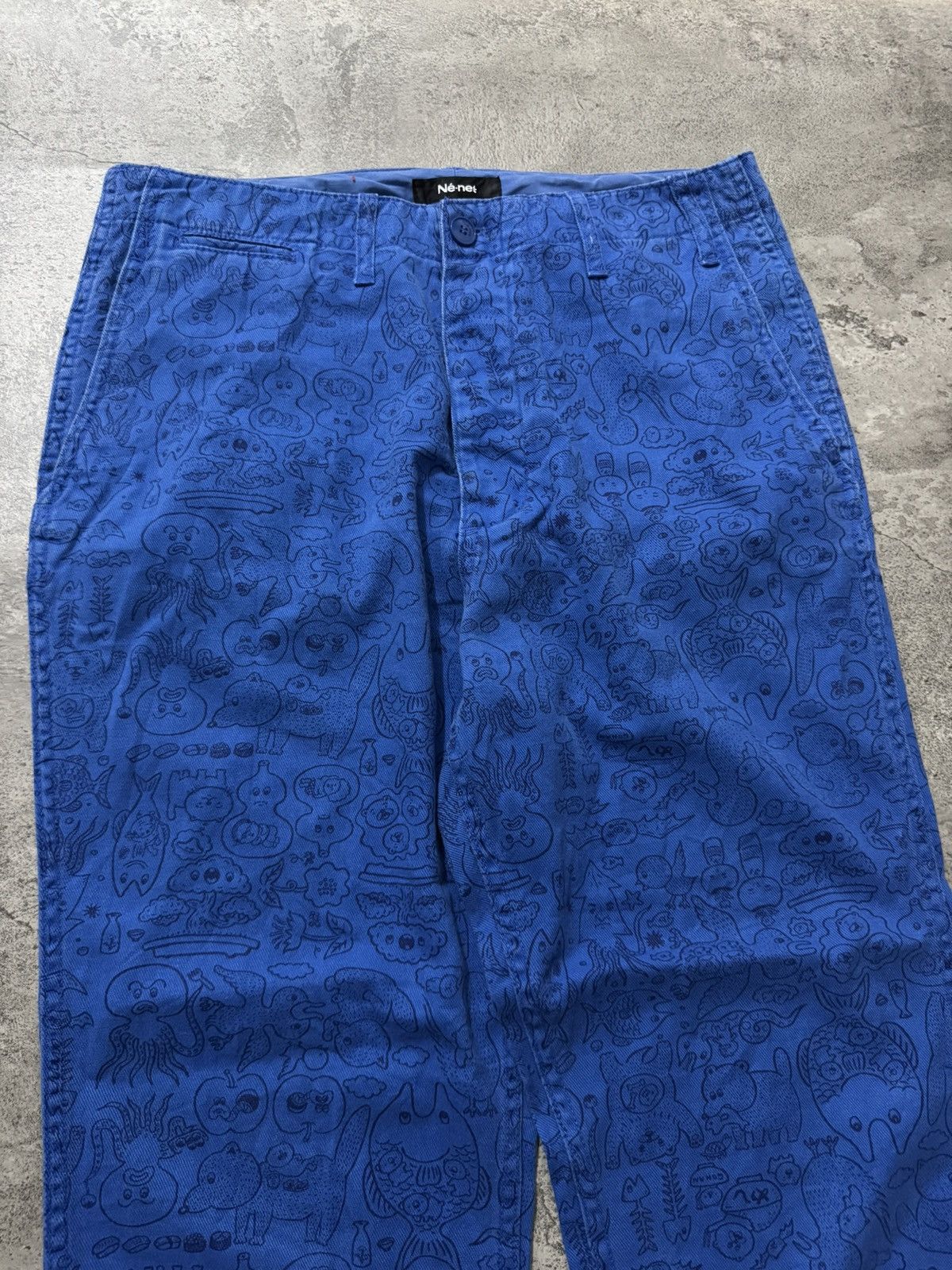 Ne-Net VINTAGE NE-NET ISSEY MIYAKE FULLPRINTED PANTS Size US 32 / EU 48 - 3 Thumbnail