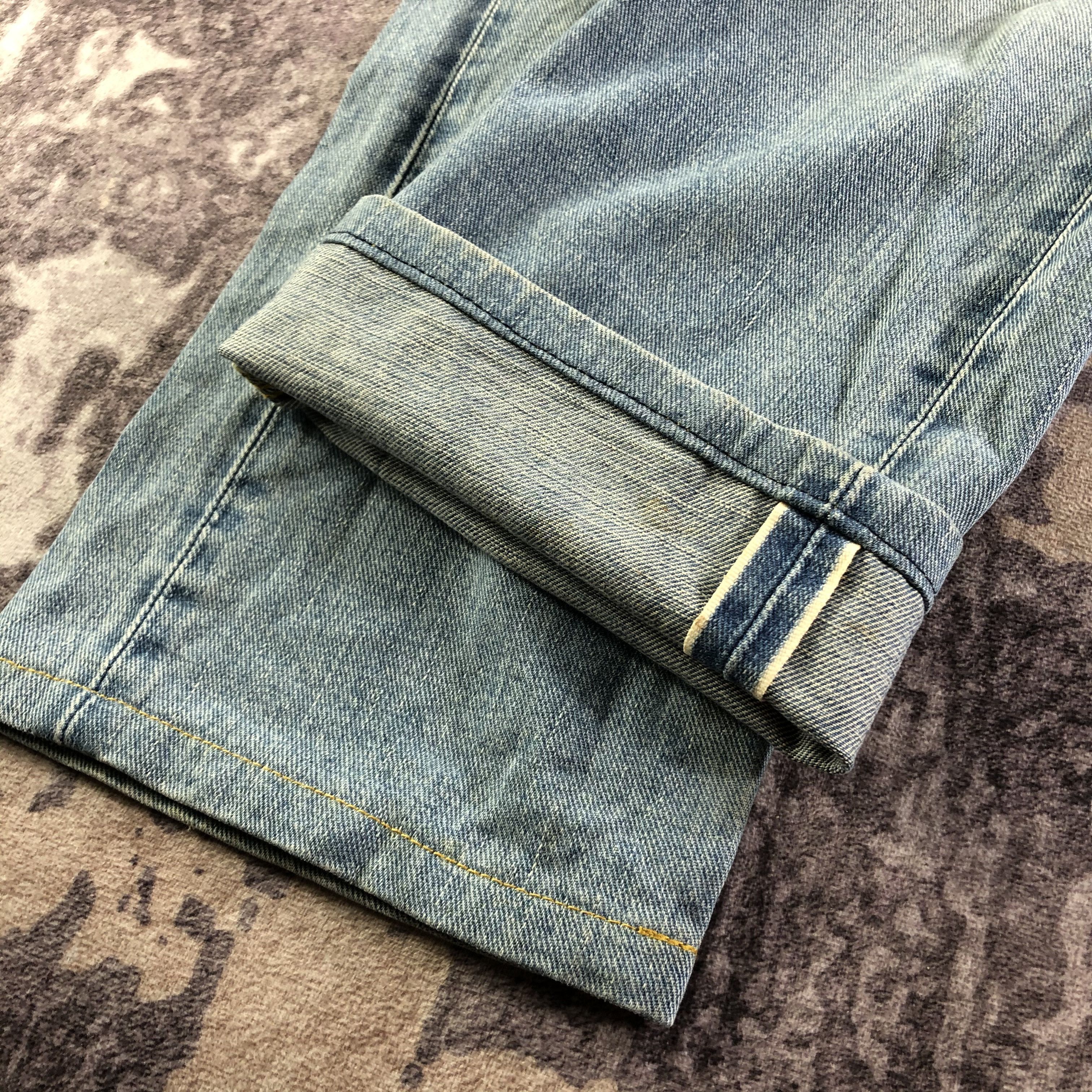 Lee × Vintage Vintage 90s High Waist Miss Lee Selvedge Jeans-JM3635 Size 26" / US 2 / IT 38 - 6 Thumbnail