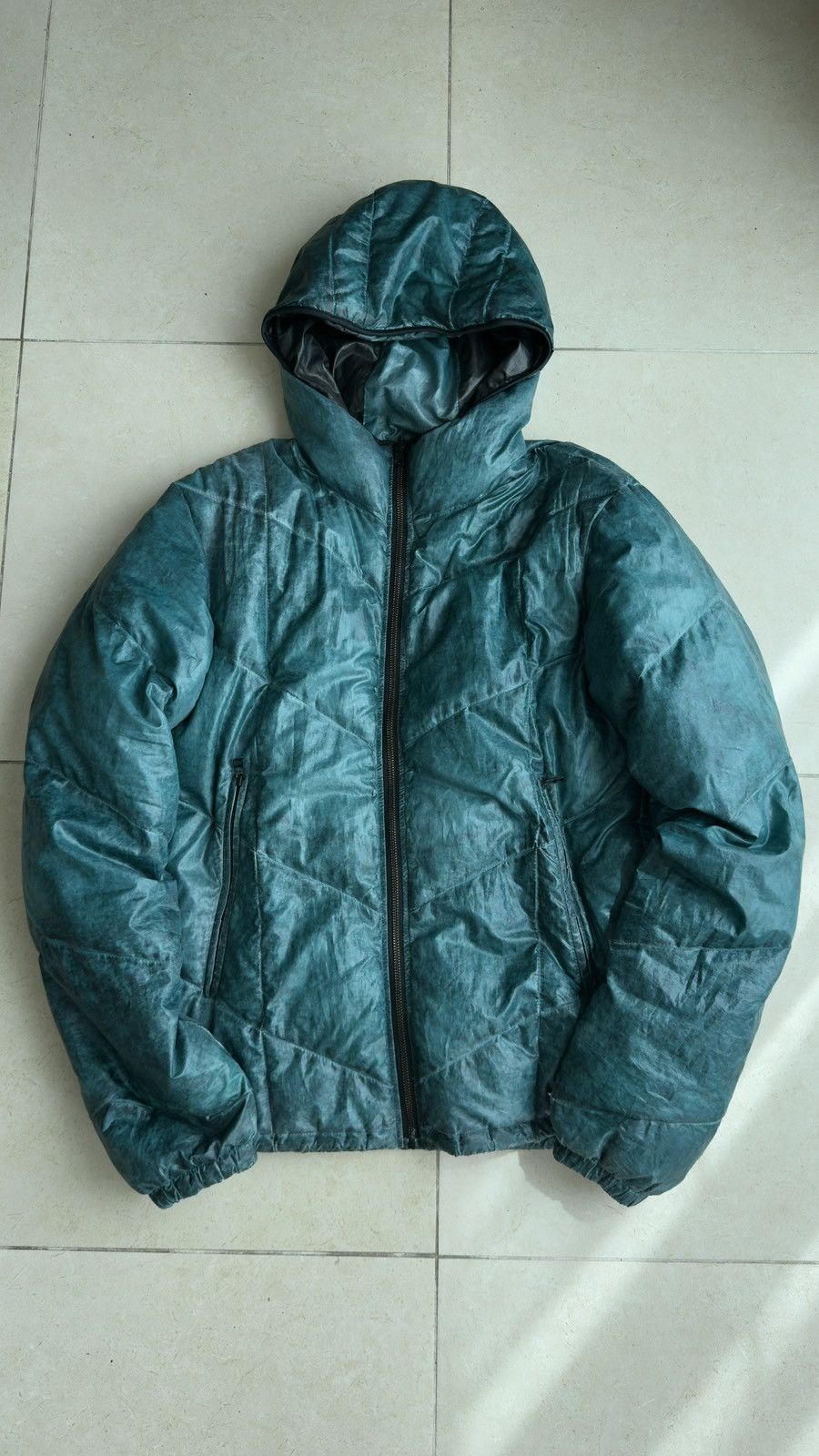 Isaora Isaora Garment Dyed Green Blue Reversible Jacket Size US M / EU 48-50 / 2 - 1 Thumbnail
