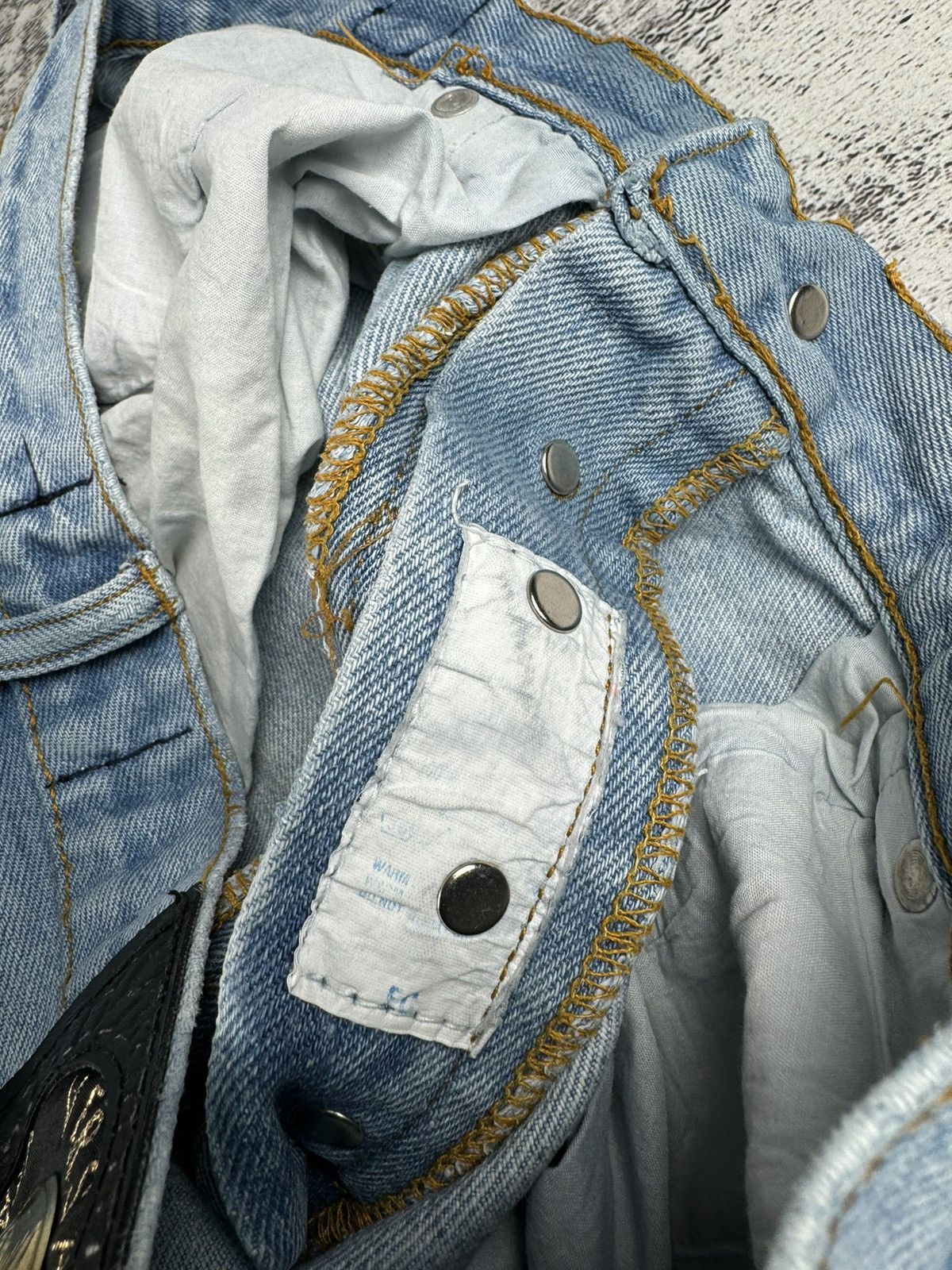 Versace Jeans Couture Vintage Versace Couture Tie Dye Denim Jeans Trousers Bottoms Size US 34 / EU 50 - 21 Thumbnail