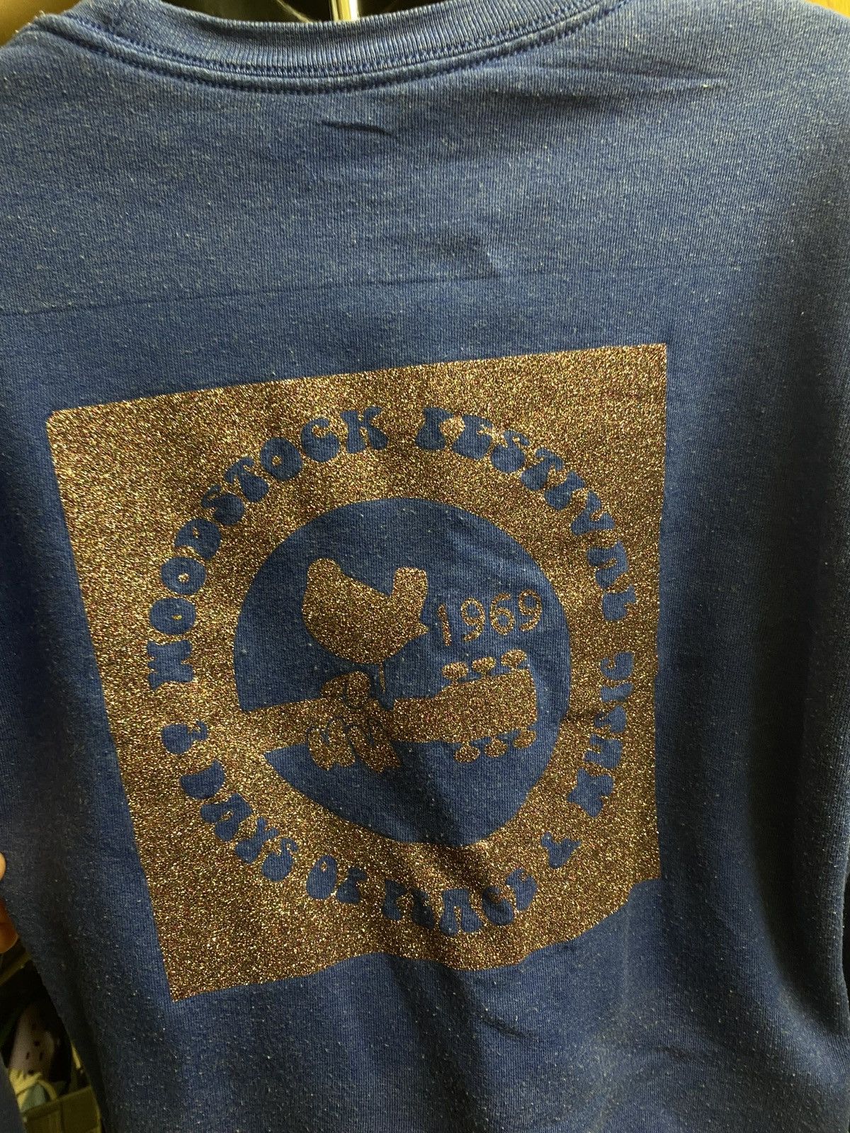 Fruit Of The Loom Blue Woodstock Longsleeve Size M / US 6-8 / IT 42-44 - 5 Thumbnail