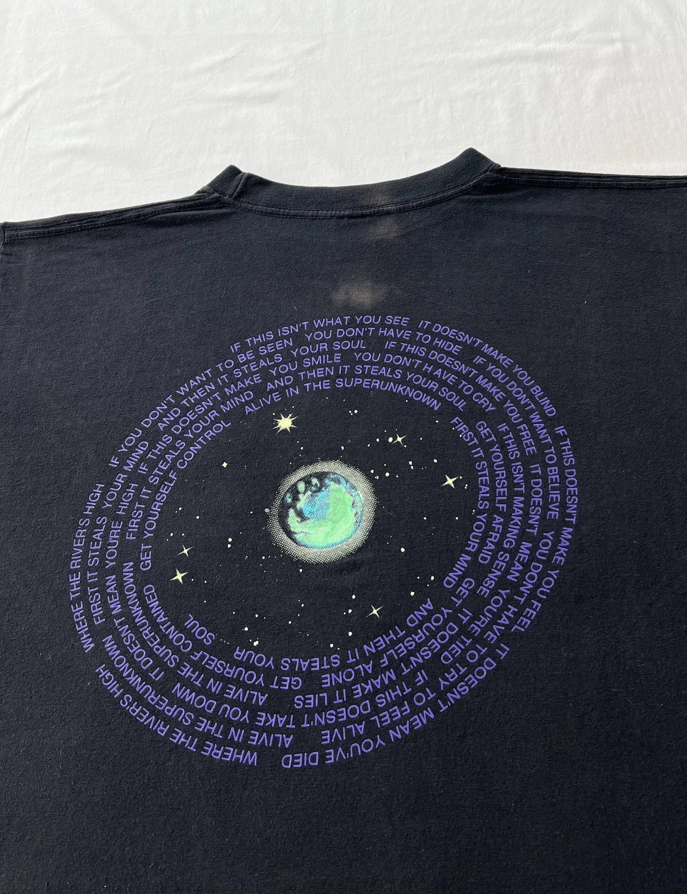 Band Tees Vintage 1994 Soundgarden Superunknown Tour Black T-shirt Size US XL / EU 56 / 4 - 16 Thumbnail