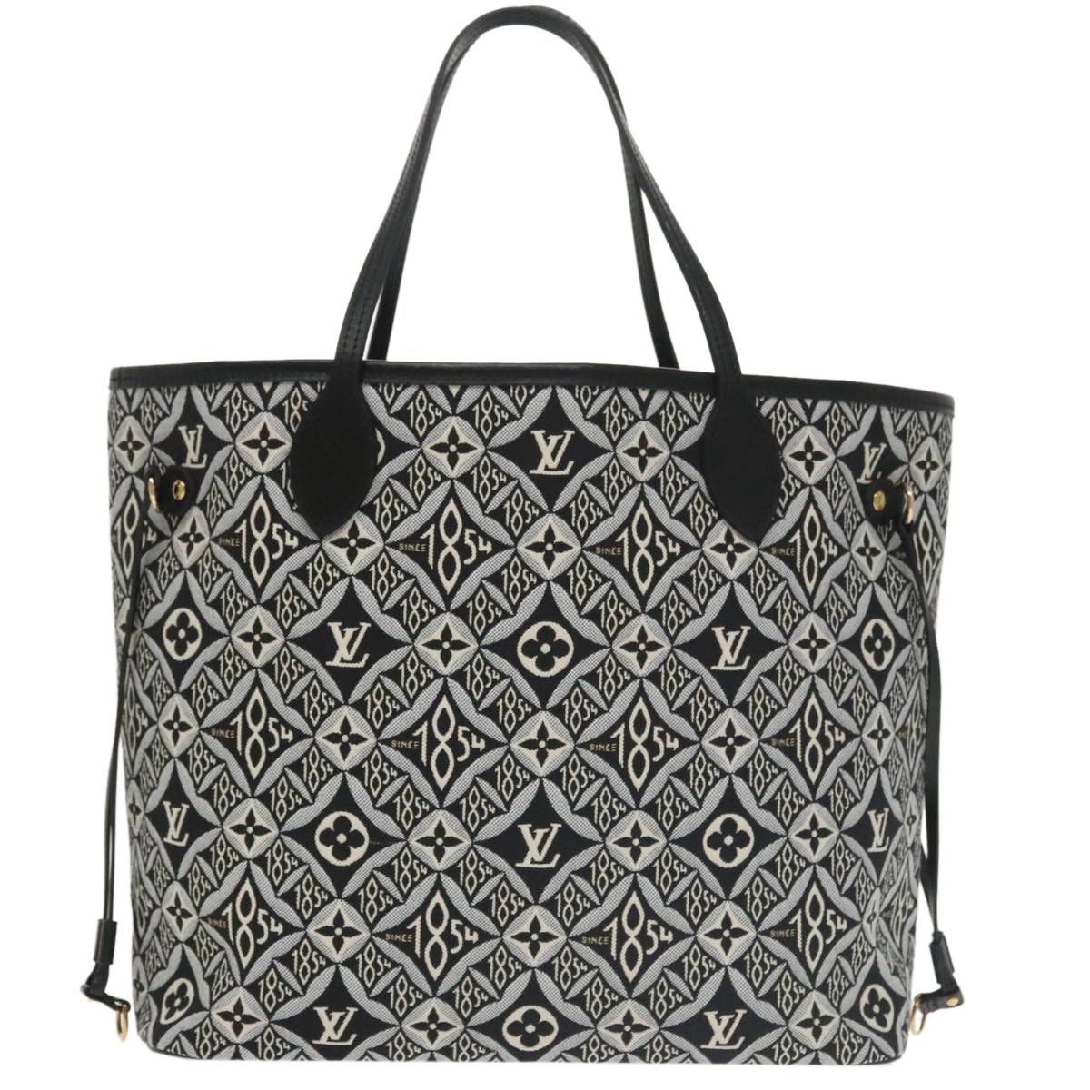 Louis Vuitton Neverfull Black Canvas Tote Bag (Pre-Owned) Size ONE SIZE - 1 Thumbnail