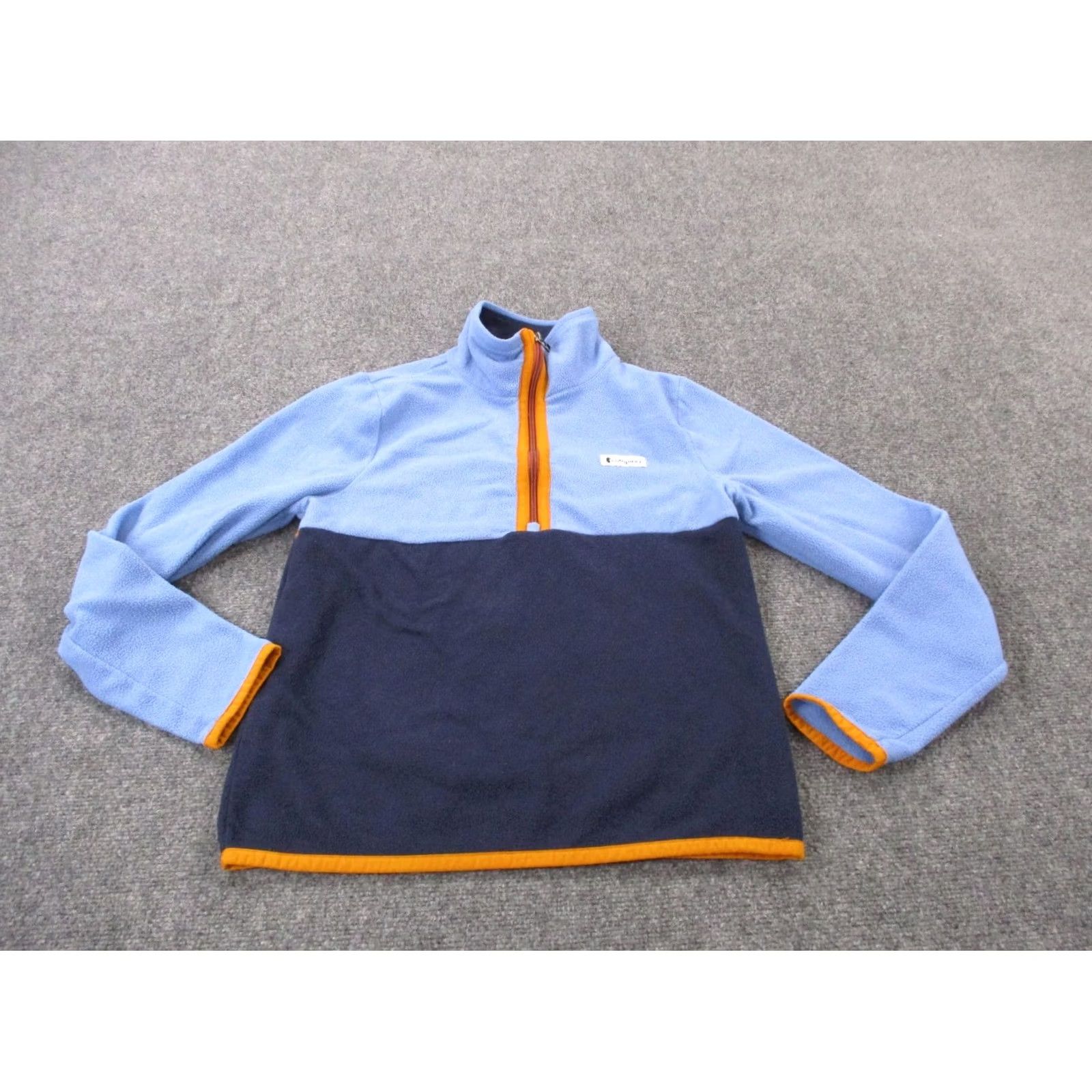 Cotopaxi Cotopaxi Jacket Mens S Fleece Pullover Zip Windbreaker Outdoors Hiking Camping Active Team Logo Zip Pockets 1/4 Zip Sit Stand-Up Collar Blue Mens Size US S / EU 44-46 / 1 - 2 Thumbnail