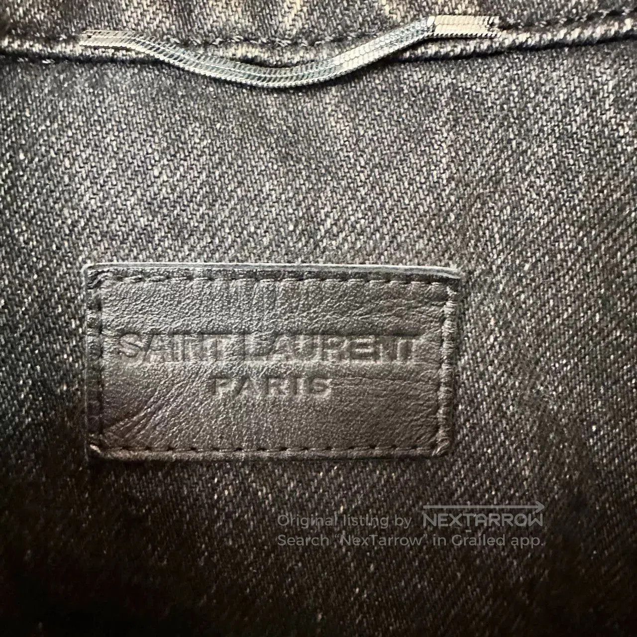 Saint Laurent Paris Saint Laurent Coconut Tree Denim Jacket. Size US M / EU 48-50 / 2 - 4 Thumbnail
