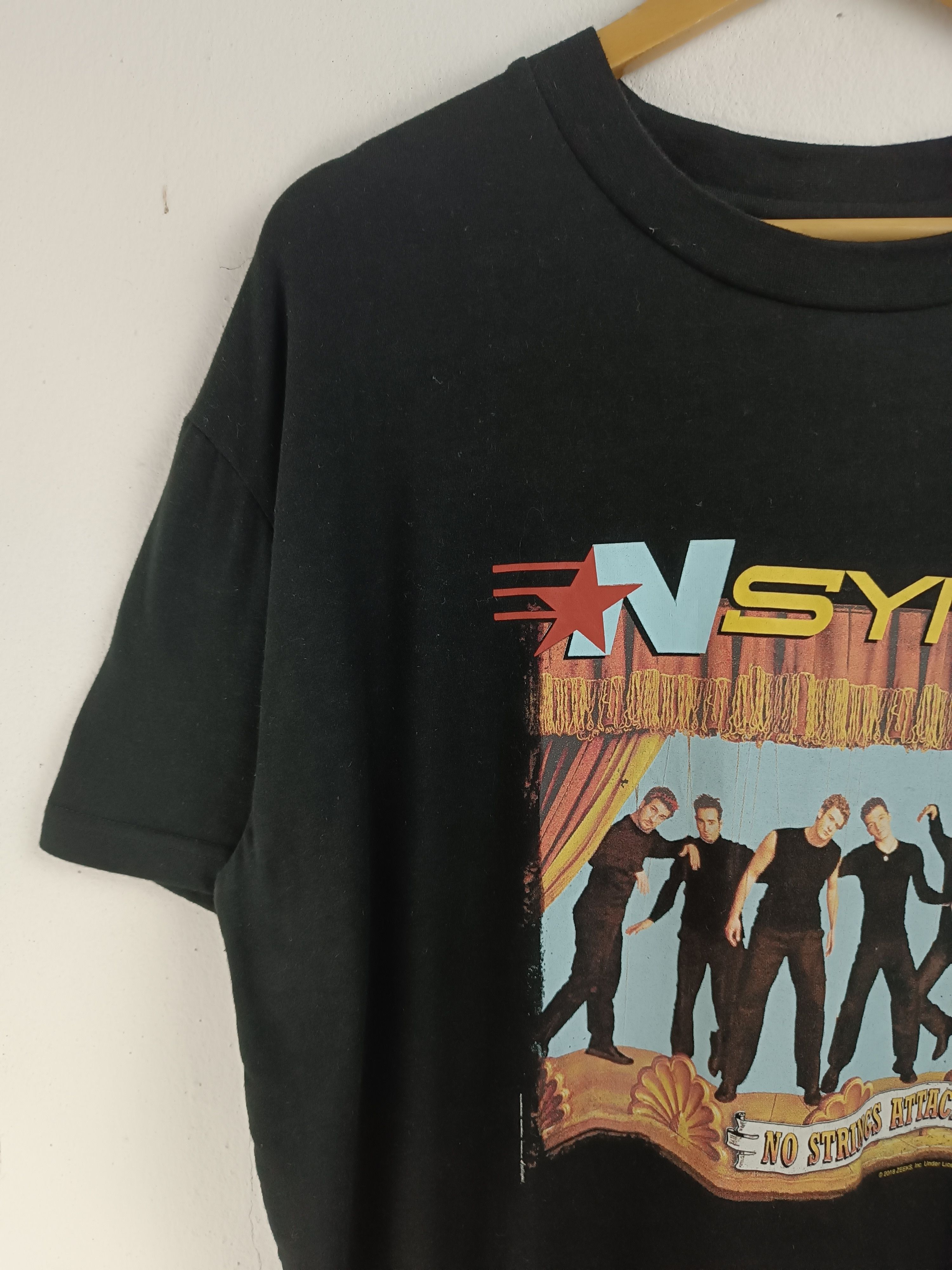 Band Tees VINTAGE NSYNC NO STRINGS ATTACHED backstreet otown take that Size US L / EU 52-54 / 3 - 5 Thumbnail