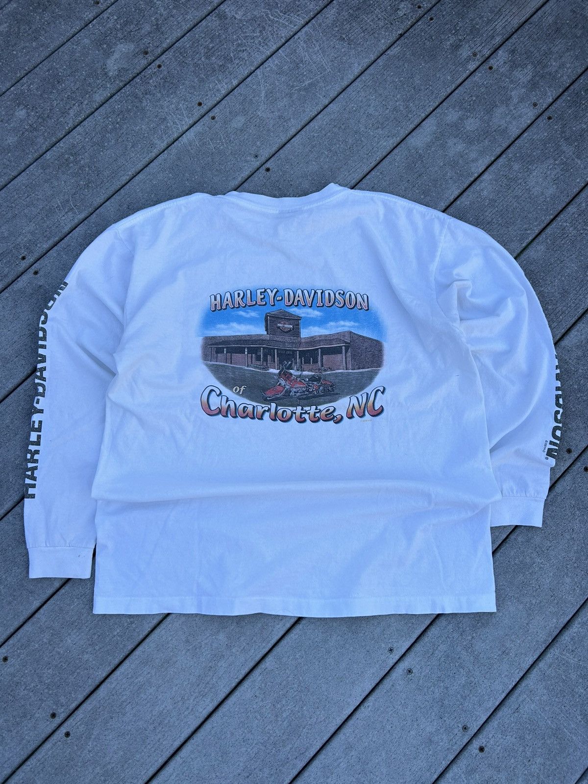 Harley Davidson × Vintage Vintage Harley Davidson shirt Size US XL / EU 56 / 4 - 1 Thumbnail