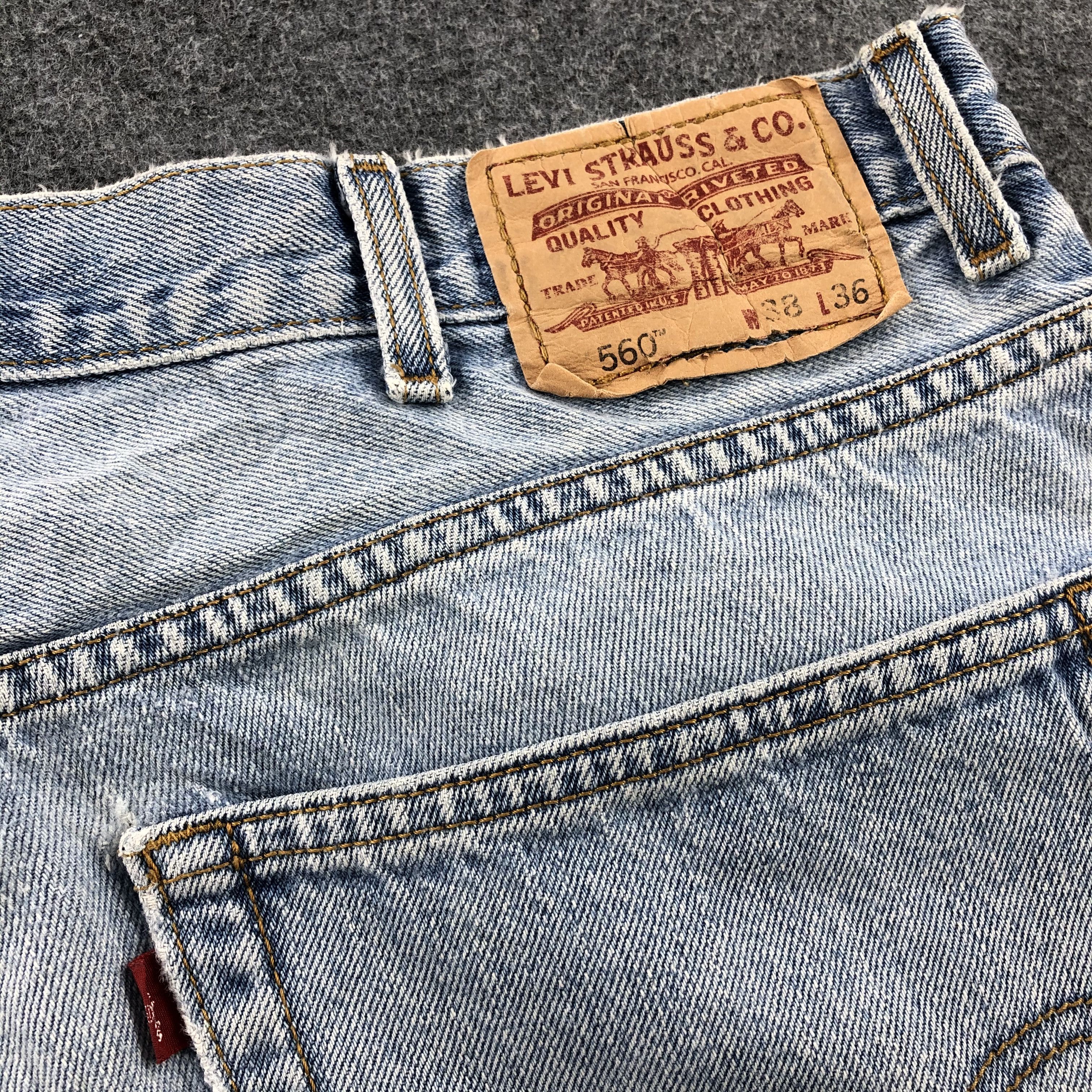 Levi's × Vintage Vintage Light Wash Levis 560 Jeans-JM1781 Size US 38 / EU 54 - 5 Thumbnail