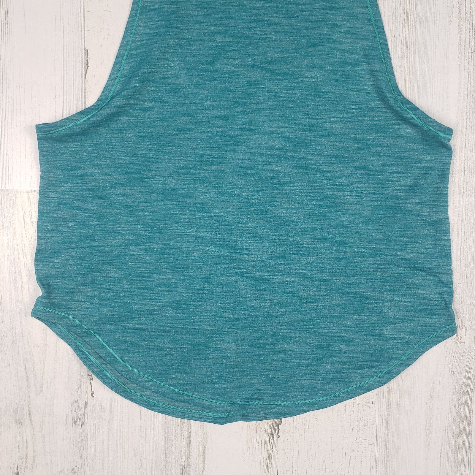 Lululemon Lululemon Athletica Turquoise Space Dye Sweat Date Tank Top Size ONE SIZE - 3 Thumbnail