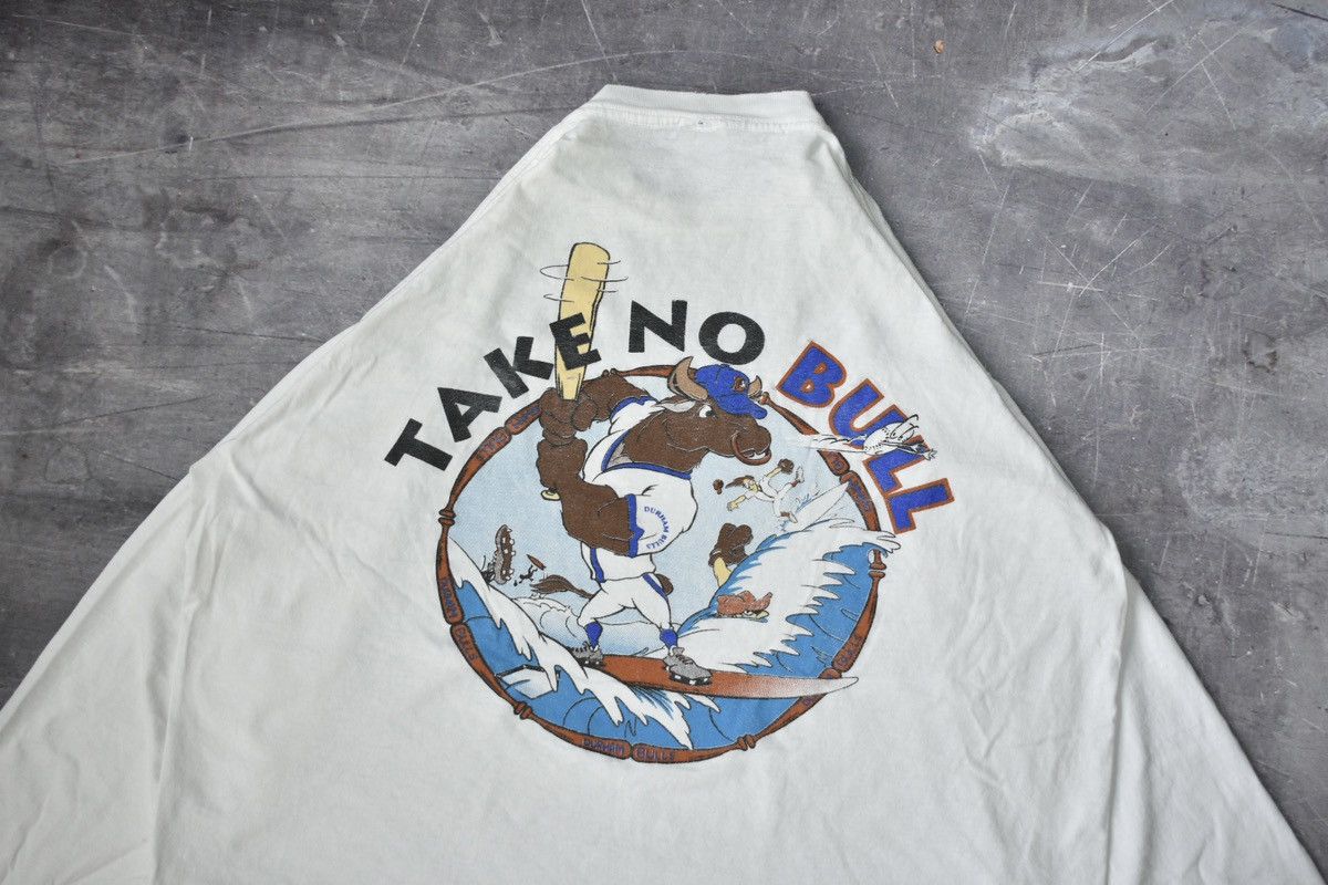 Vintage Distressed Vintage 90s Durham Bulls Long Sleeve T-Shirt Size US XXL / EU 58 / 5 - 3 Thumbnail
