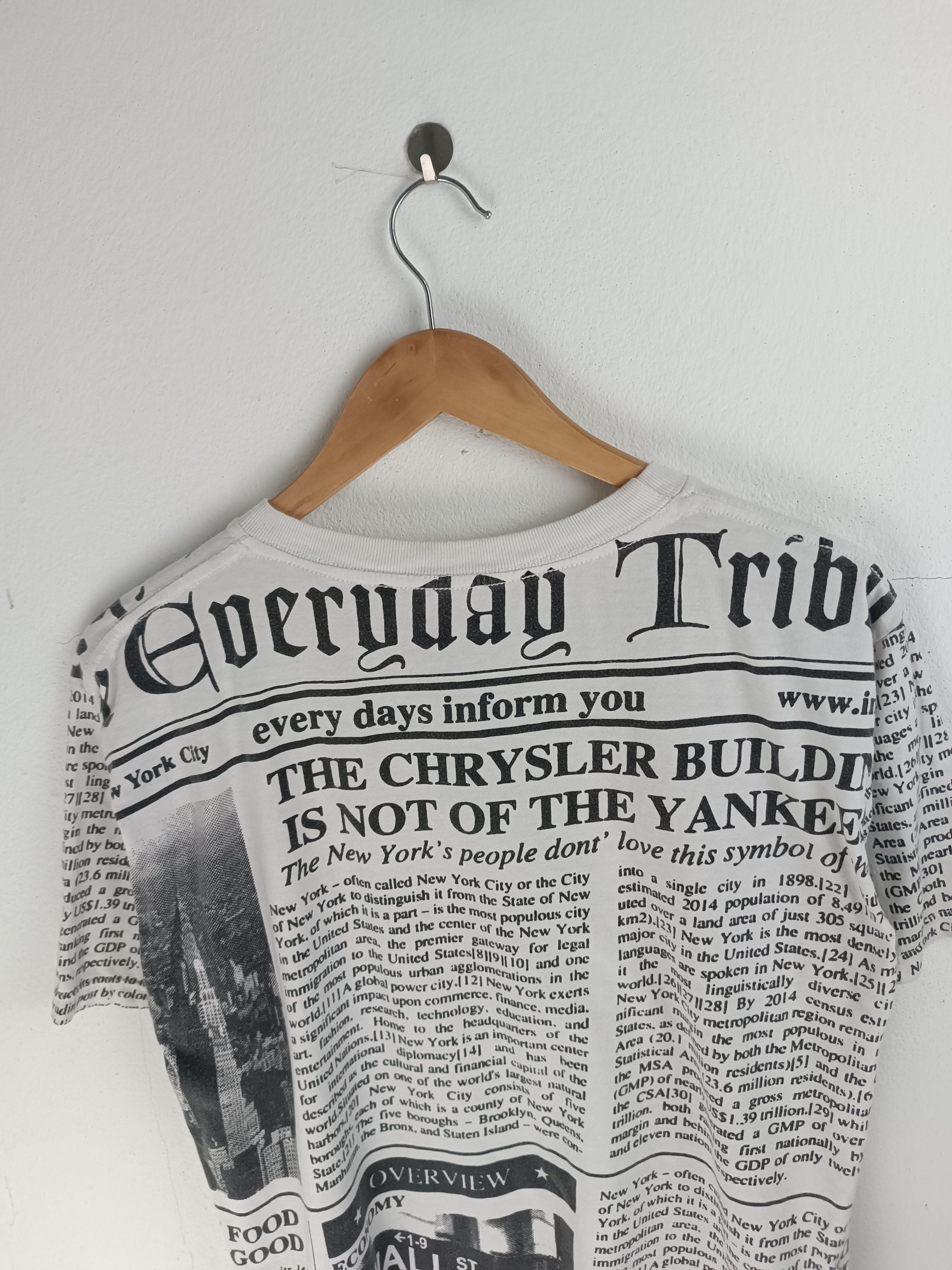 Other VINTAGE NEWSPAPER PAGE DESIGN PUNK SEDITIONARIES SEX PISTOLS Size US M / EU 48-50 / 2 - 13 Thumbnail