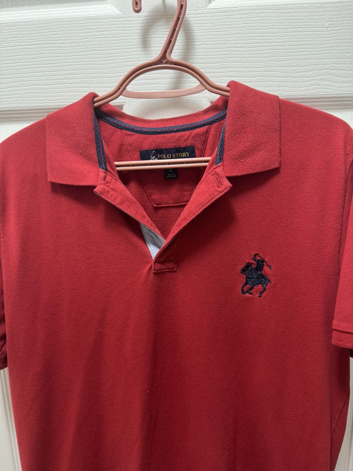 U.S. Polo Assn. Polo U.S. Polo Assn. Red Classic Vintage Collared Shirt Size US XL / EU 56 / 4 - 2 Thumbnail