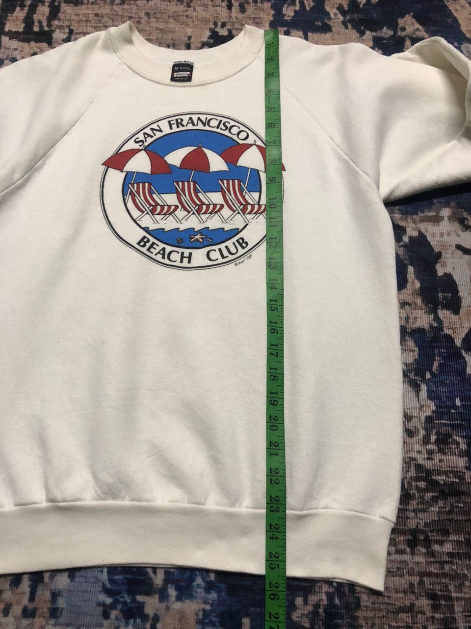 Vintage Vintage 80s San Francisco Beach Club Crewneck Sweatshirt Size US S / EU 44-46 / 1 - 12 Thumbnail