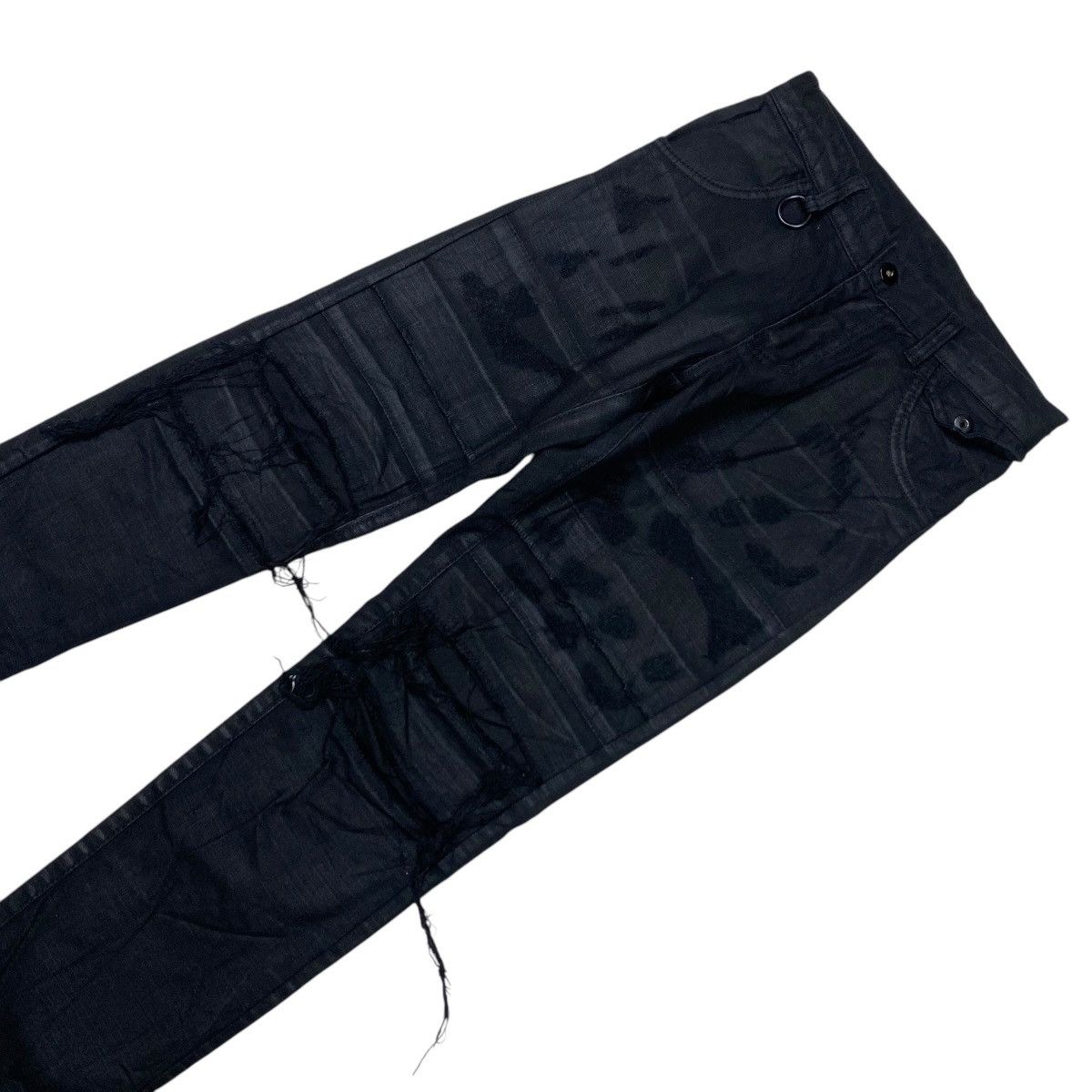 Japanese Brand Unknown Japanese Distressed Denim Pants Size US 28 / EU 44 - 2 Thumbnail