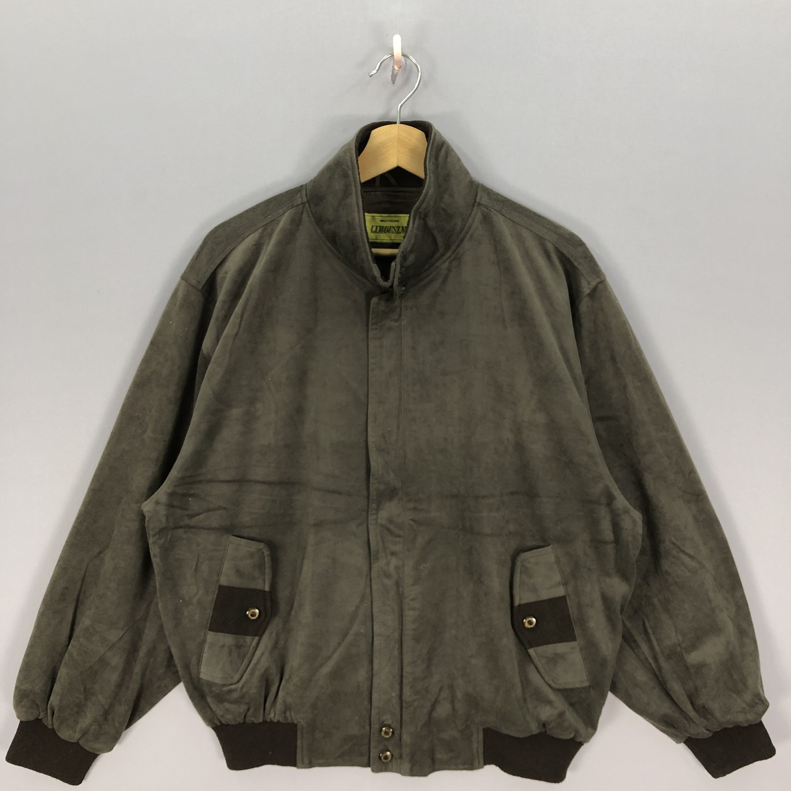 Japanese Brand × Vintage Vintage 80s Limousine Zipper Bomber Jackets Size L / US 10 / IT 46 - 3 Thumbnail