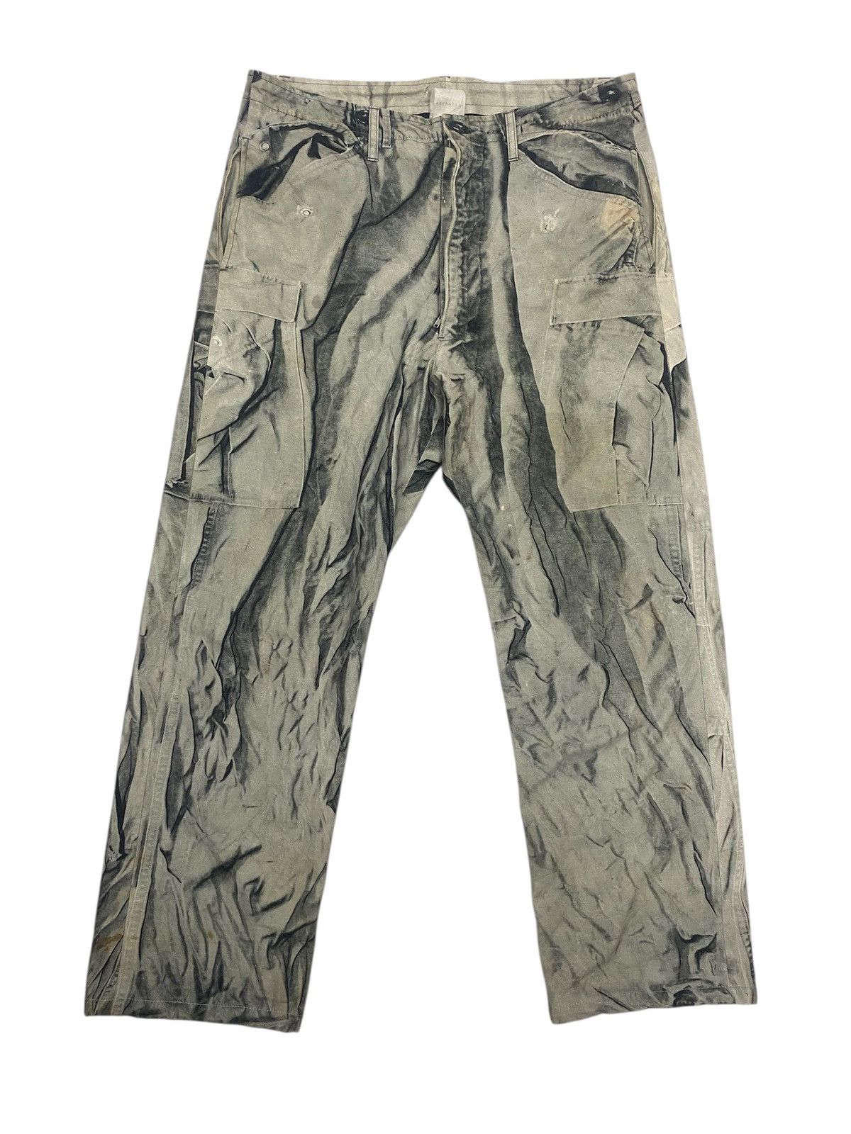 ANREALAGE Anrealage Japan trompe loeil military style print pants Size US 33 - 1 Thumbnail