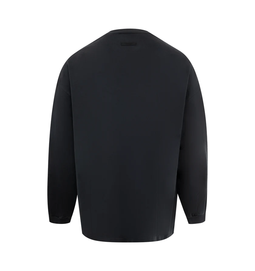 Fear of God o1h1sh11224 Heavy State Long Sleeve T-Shirt in Black Size US XXS / EU 40 - 2 Thumbnail